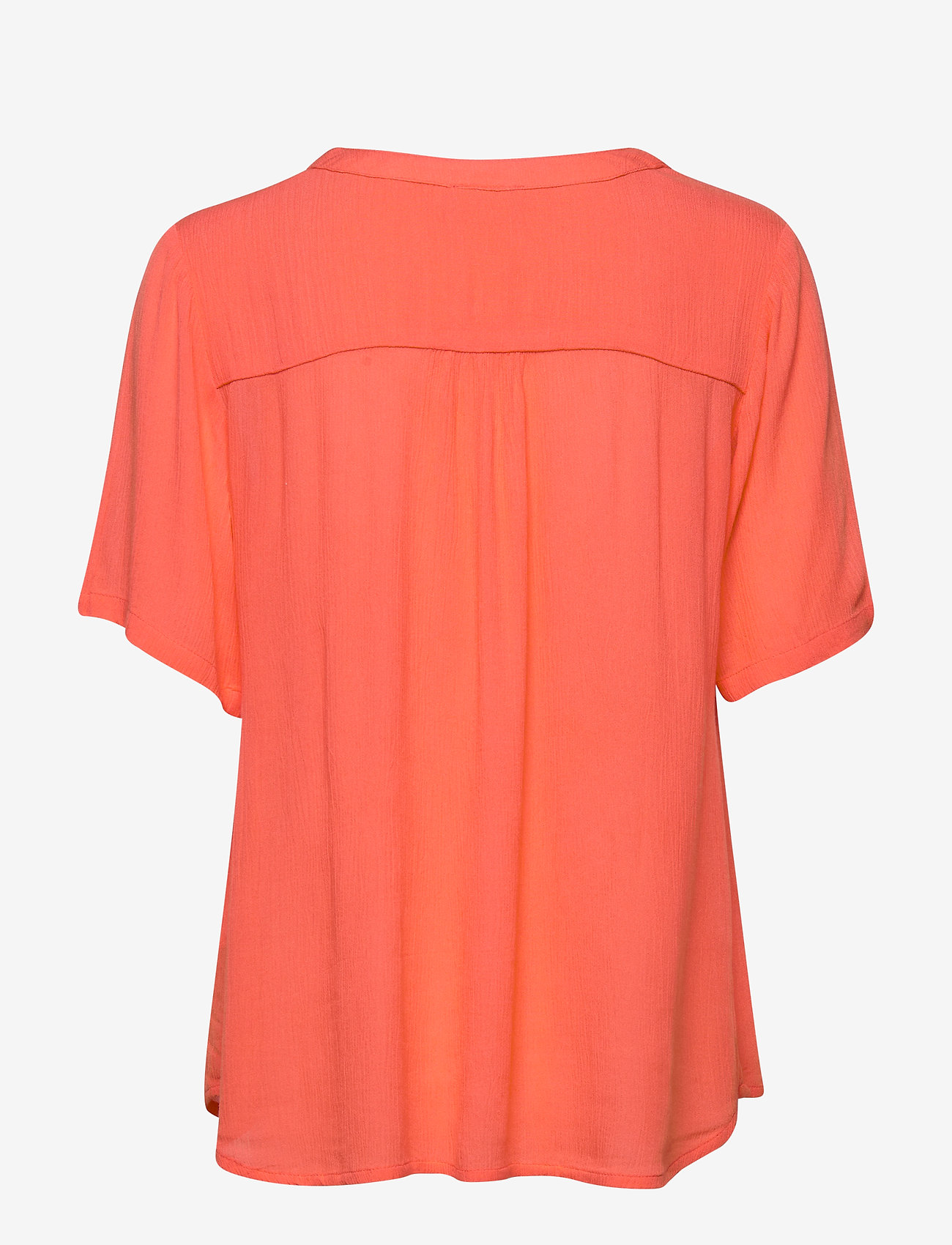 Kaffe - Amber SS blouse - living coral - 1