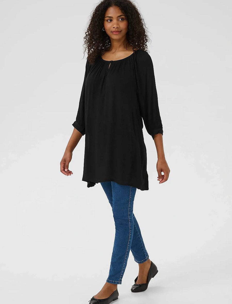 Kaffe - Amber Tunic - tunieken - black deep - 4