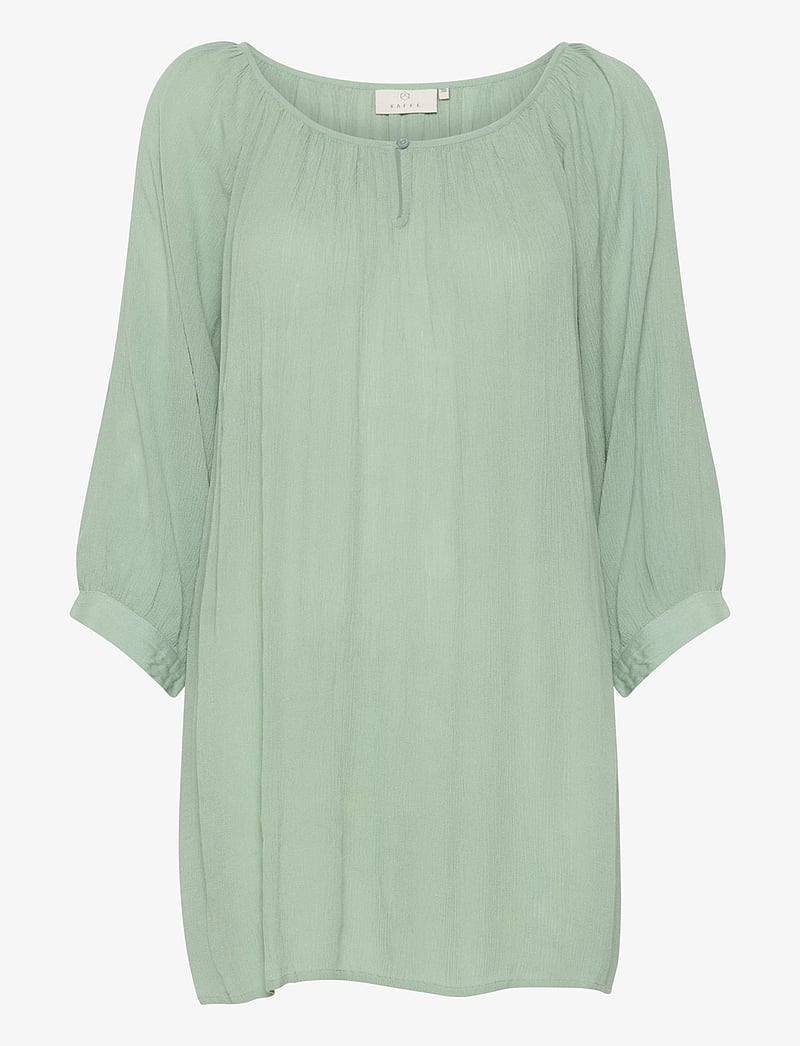 Kaffe - Amber Tunic - tuniken - granite green - 0
