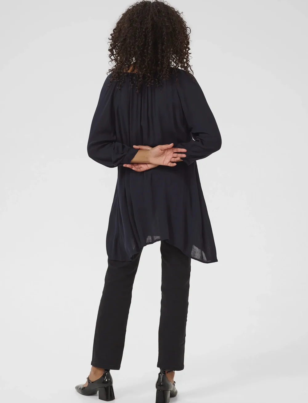 Kaffe - Amber Tunic - tunikor - midnight marine - 4