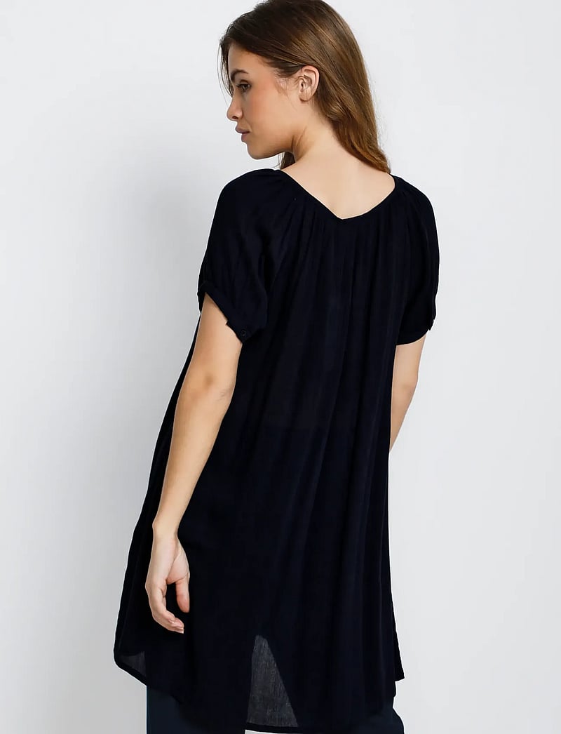 Kaffe - Amber SS Tunic - tuunikad - black deep - 4
