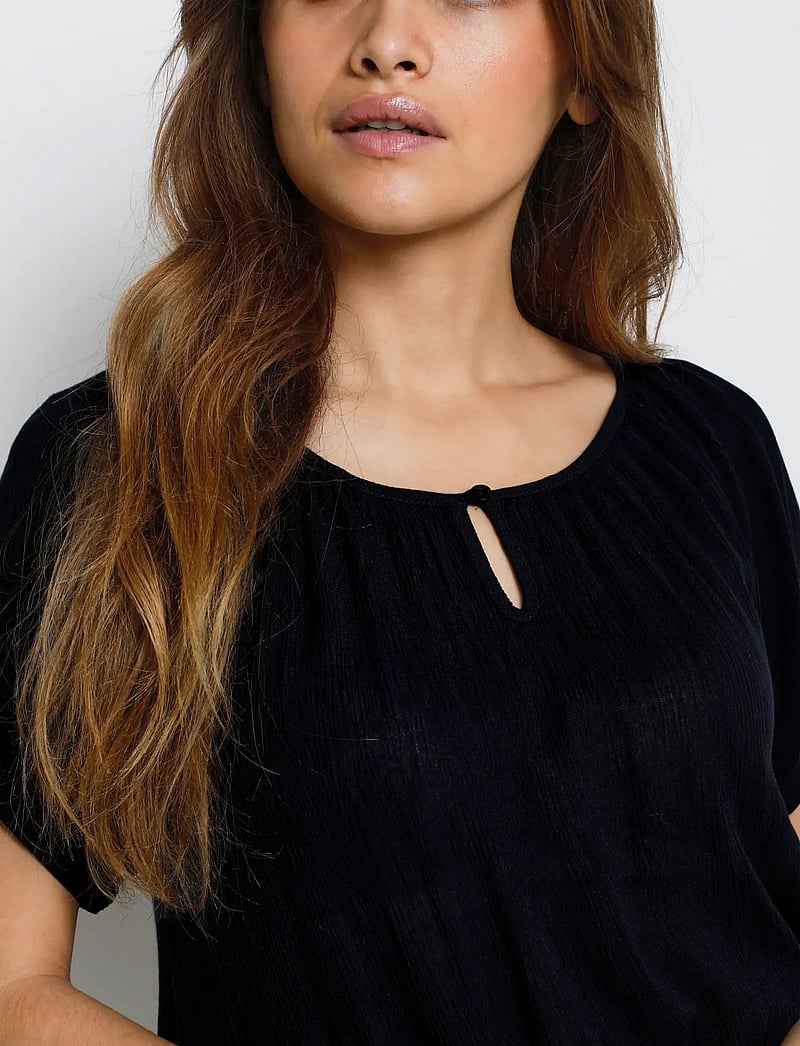 Kaffe - Amber SS Tunic - tuunikad - black deep - 5