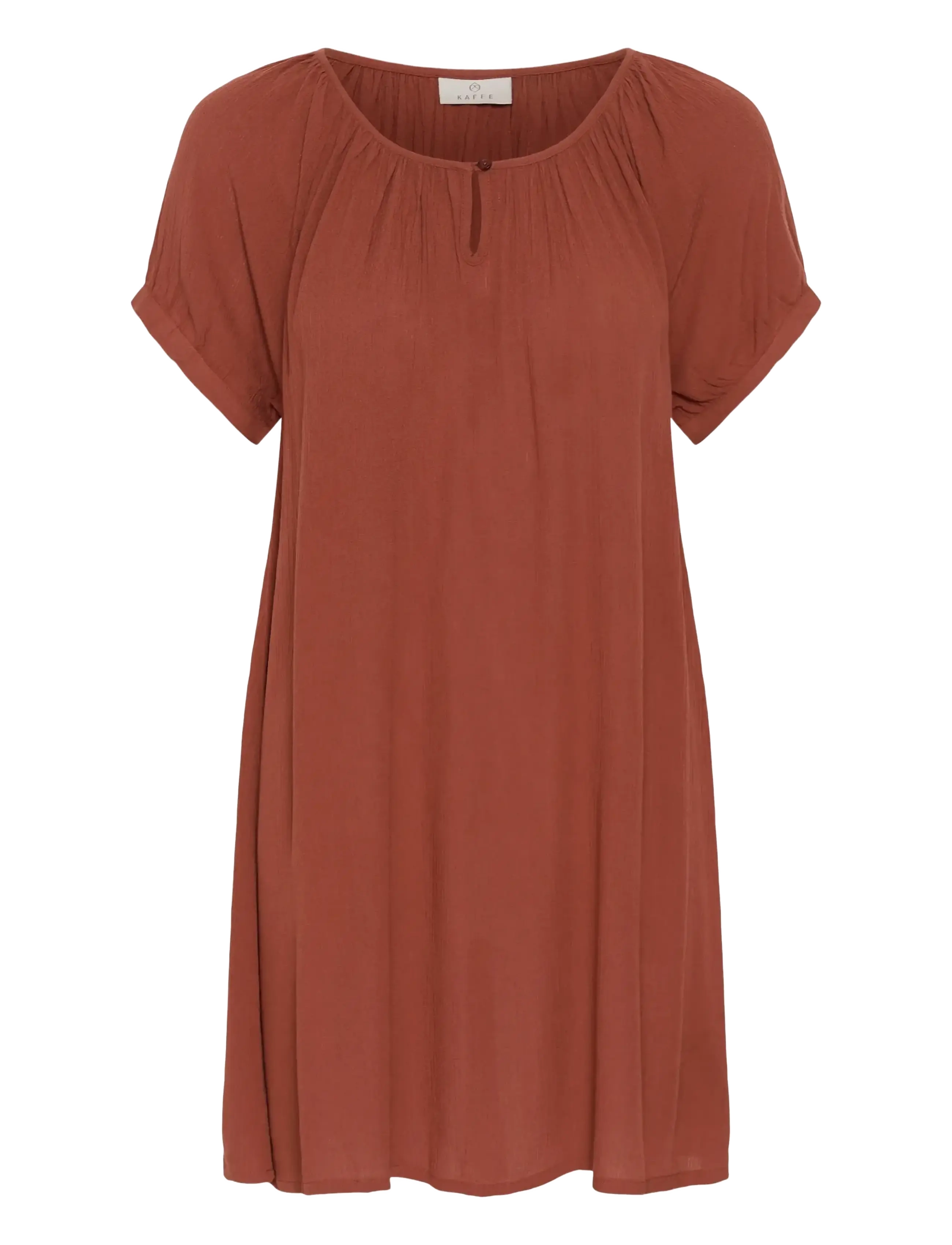 KAFFE Amber Ss Tunika Braun - 38 - Damen