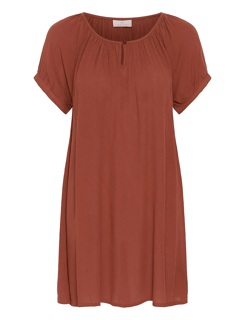 Kaffe - Amber SS Tunic - tuunikad - henna - 1