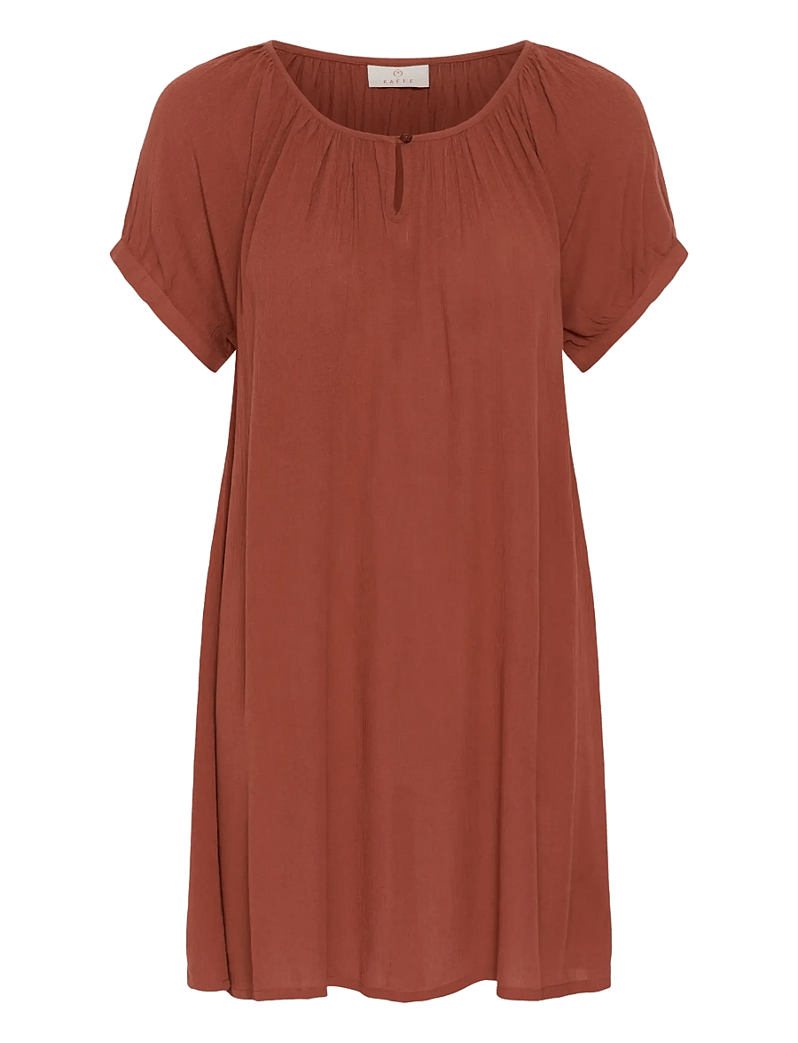 Kaffe - Amber SS Tunic - tunikaer - henna - 1