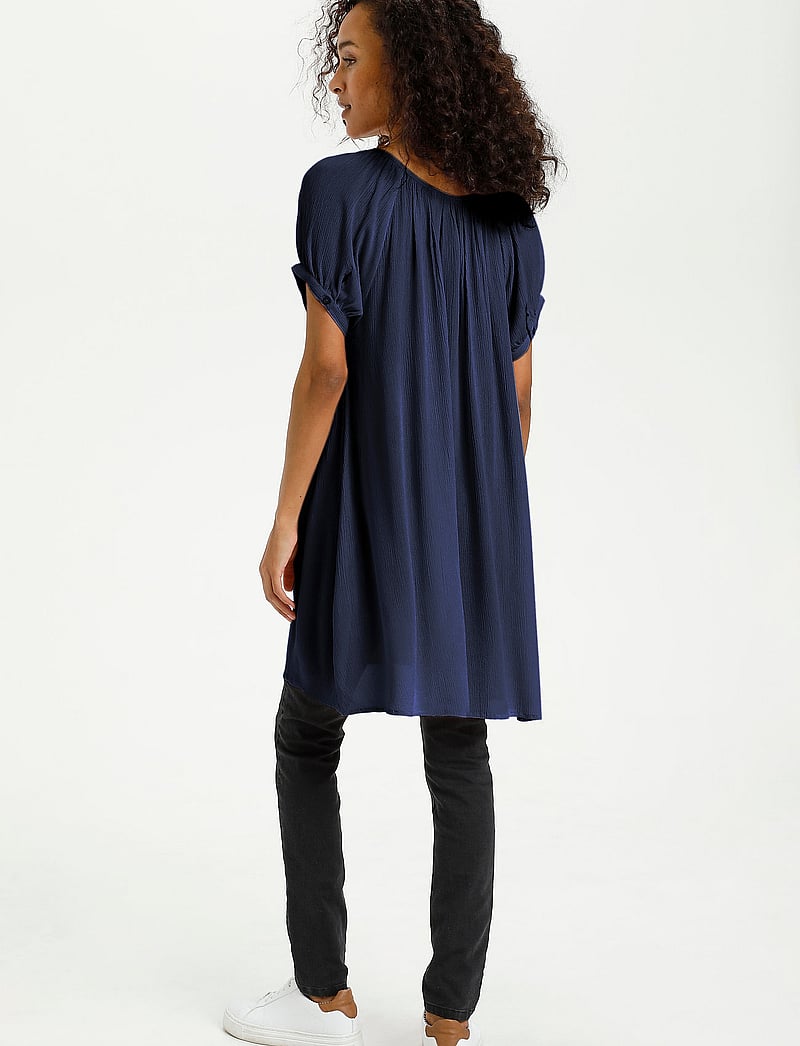 Kaffe - Amber SS Tunic - tunikaer - midnight marine - 4