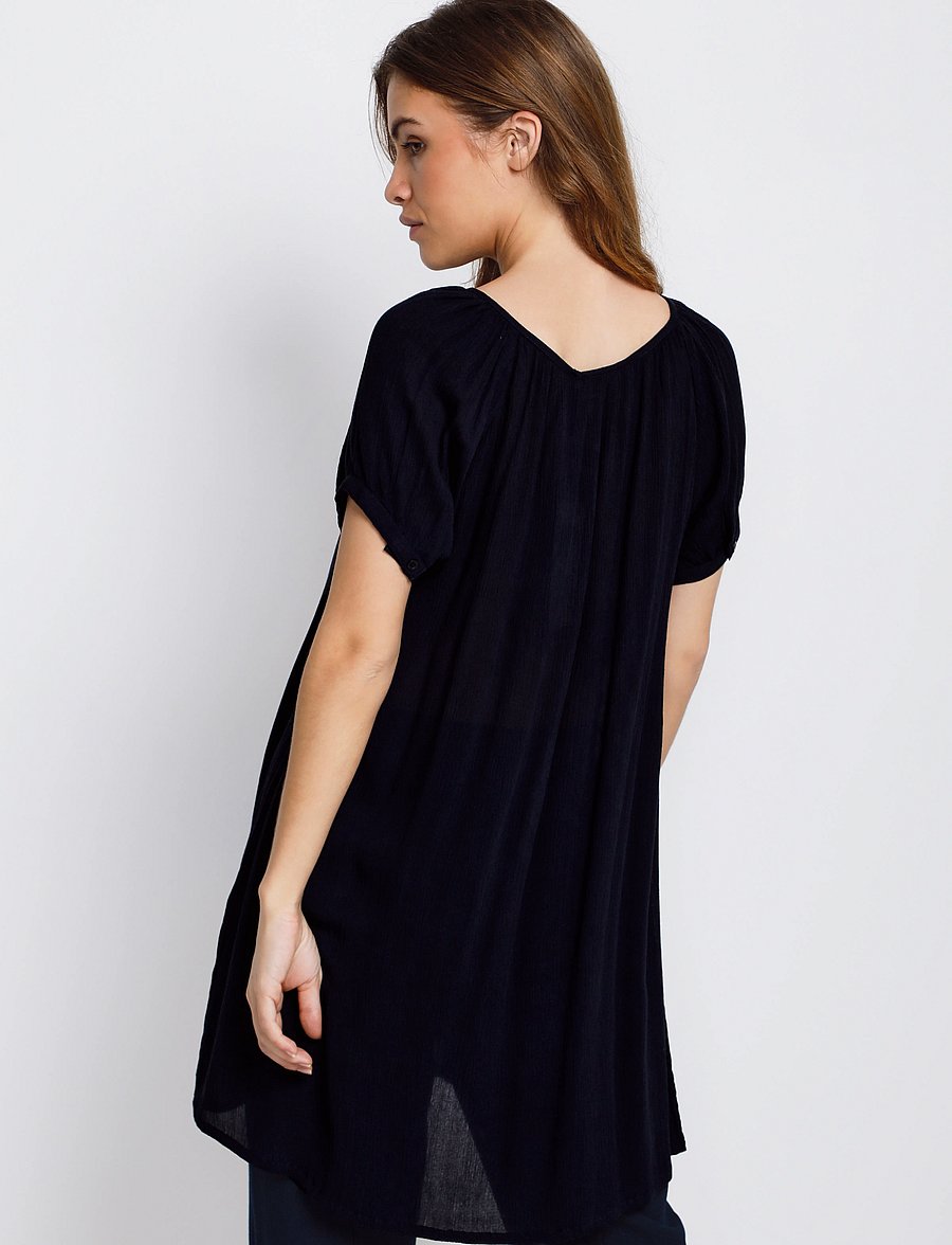 Kaffe - Amber SS Tunic - tuunikad - midnight marine - 5