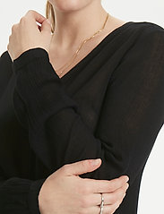 Kaffe - Amber Blouse LS - long-sleeved blouses - black - 5