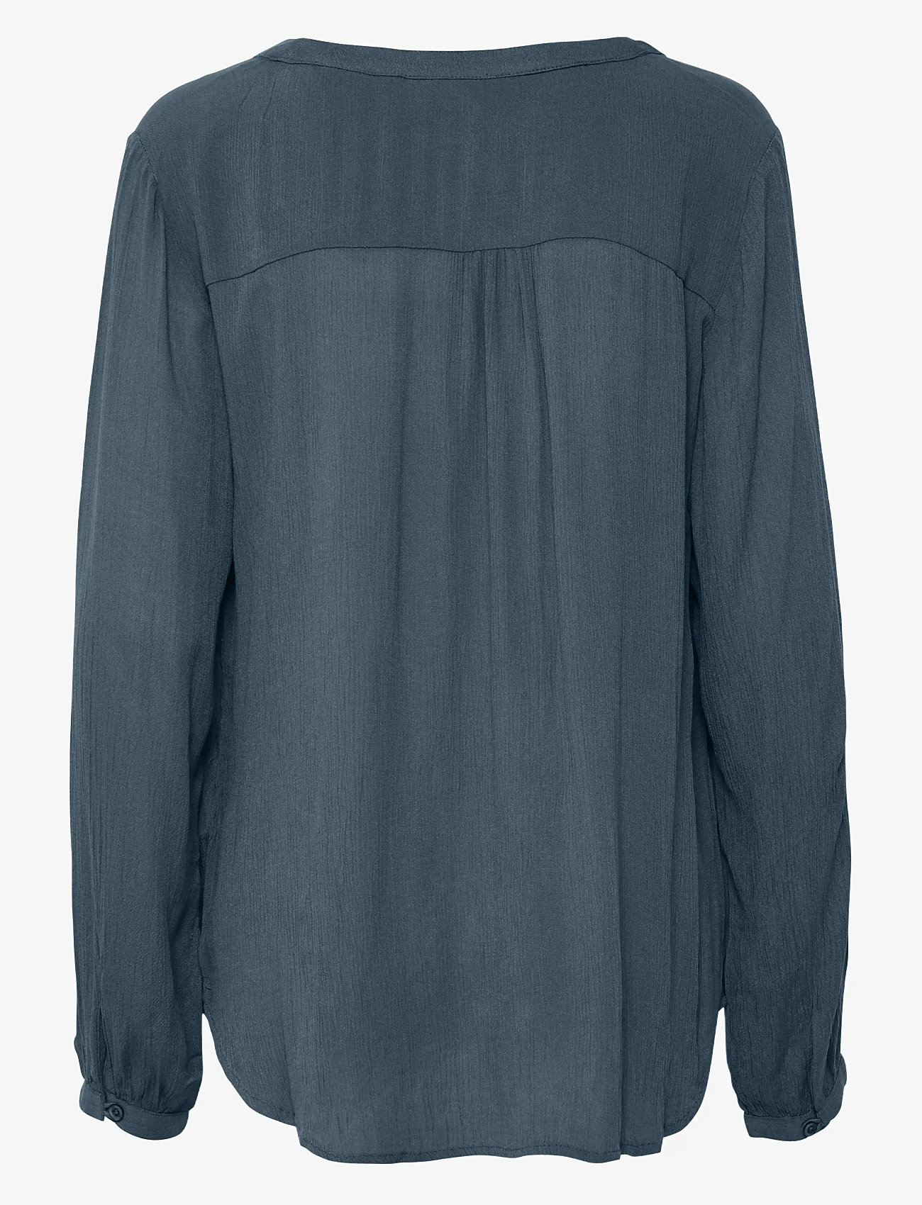 Kaffe - Amber Blouse LS - långärmade blusar - orion blue - 2