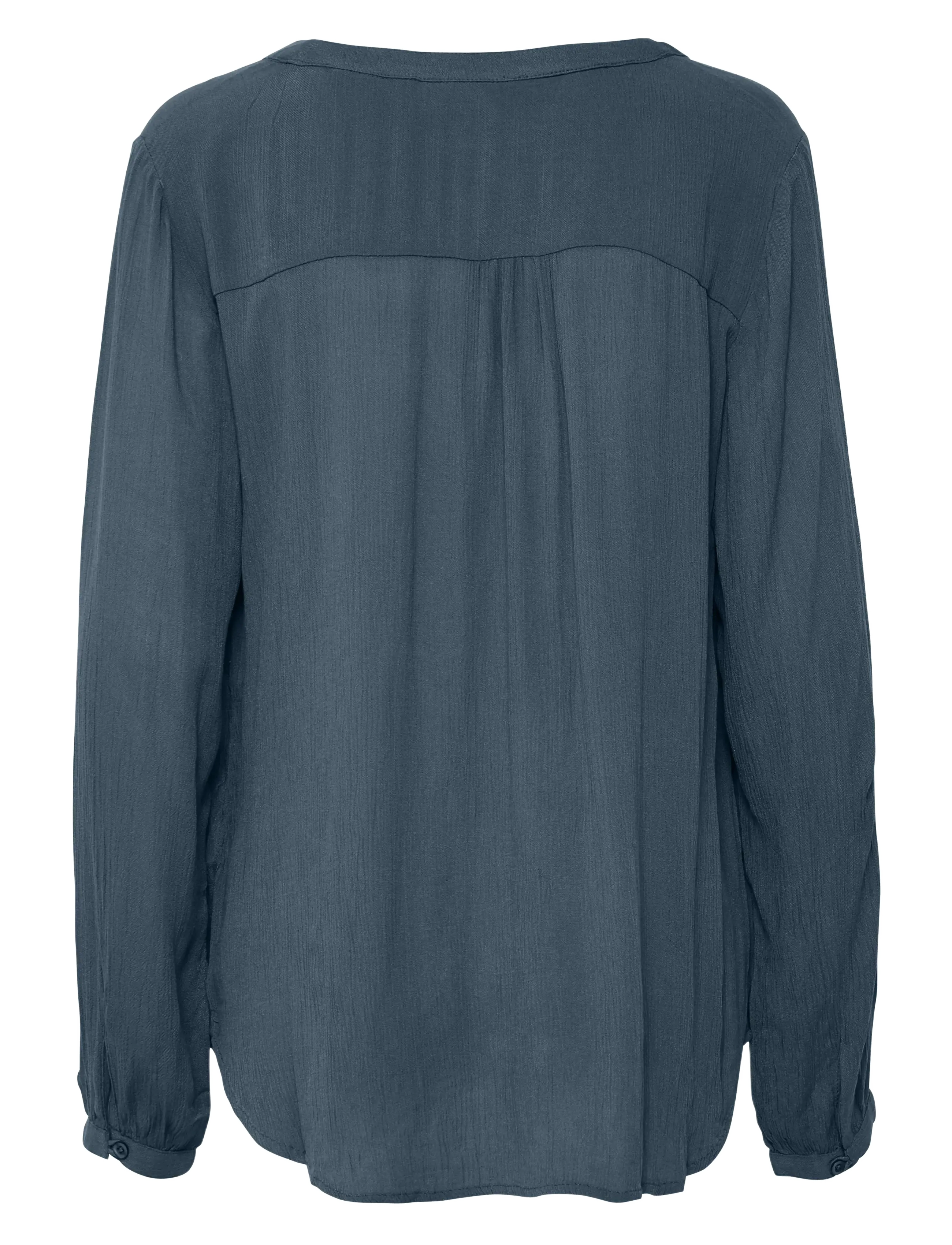 Kaffe - Amber Blouse LS - pitkähihaiset puserot - orion blue - 2