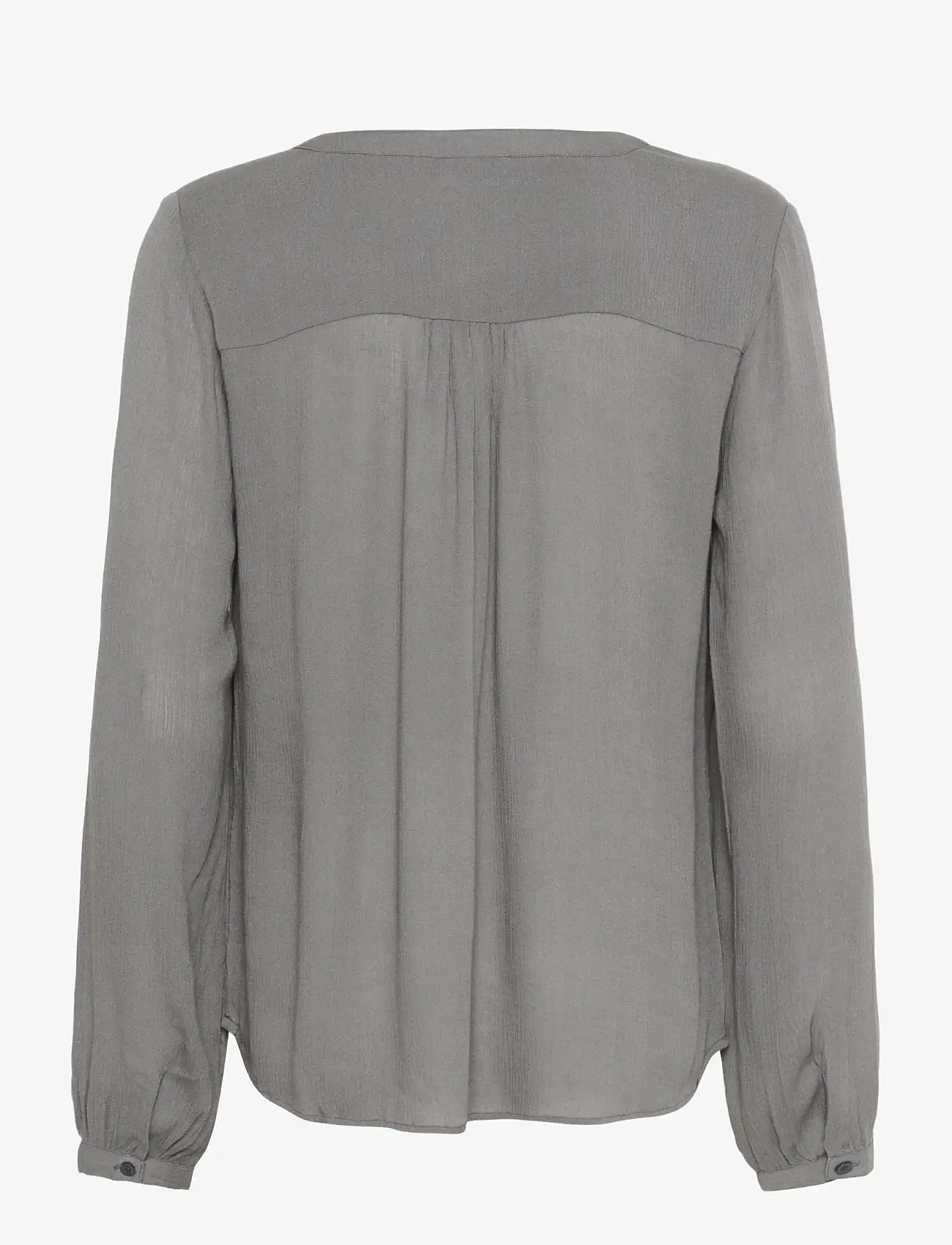 Kaffe - Amber Blouse LS - langærmede bluser - smoked pearl - 1
