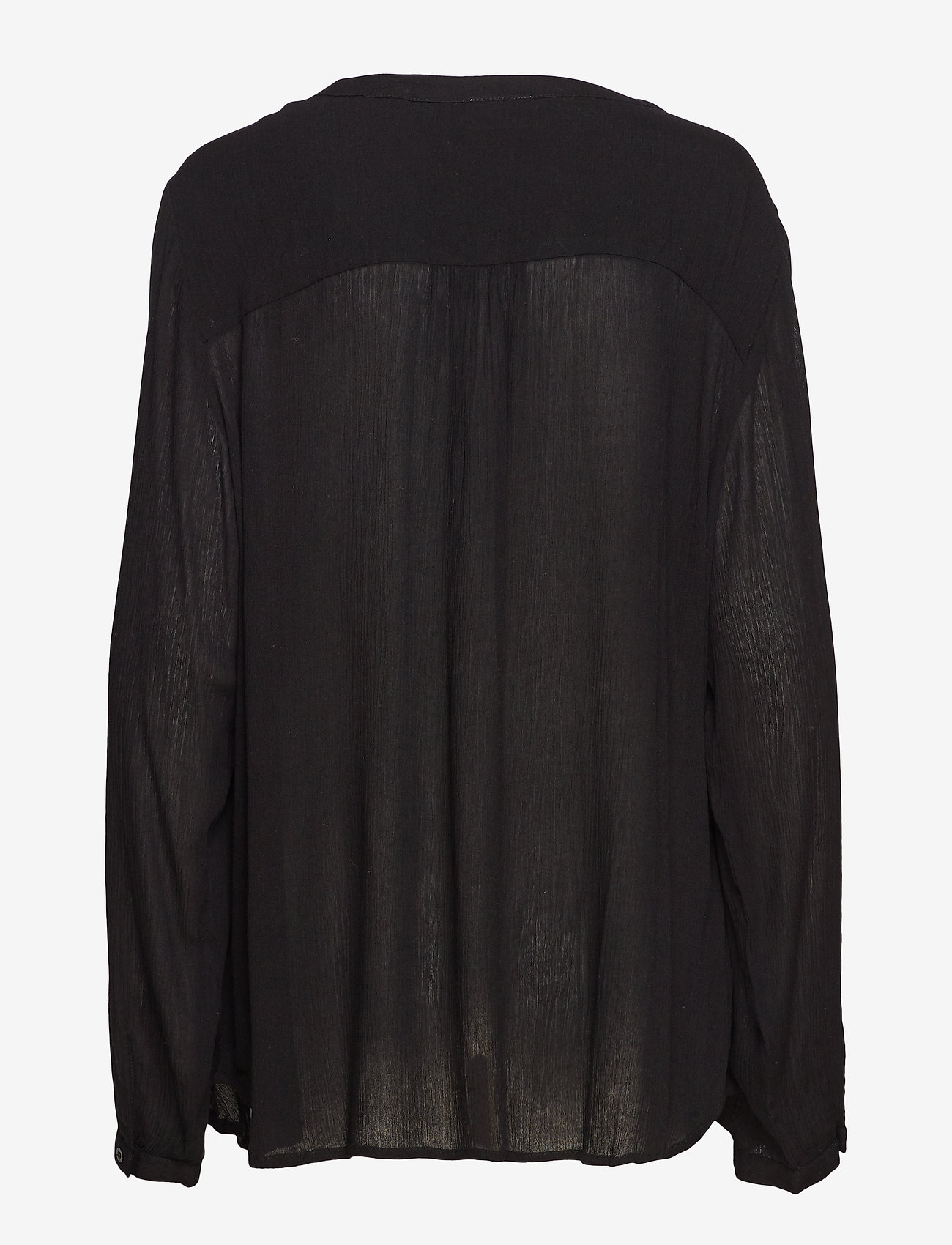 Kaffe - Amber LS Blouse - pikkade varrukatega pluusid - black deep - 1