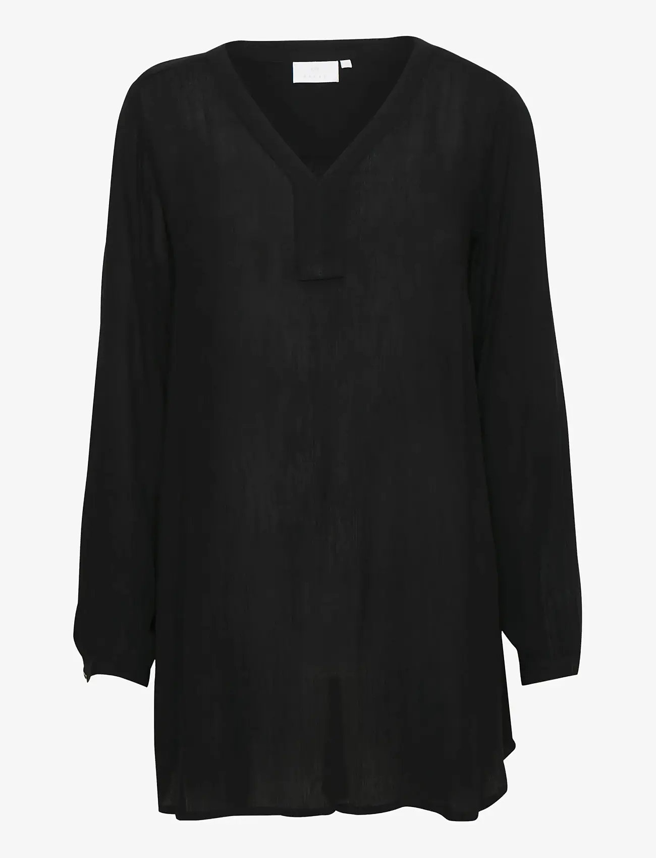 Kaffe - Amber V-Neck Tunic - julegaver under 500kr - black deep - 0