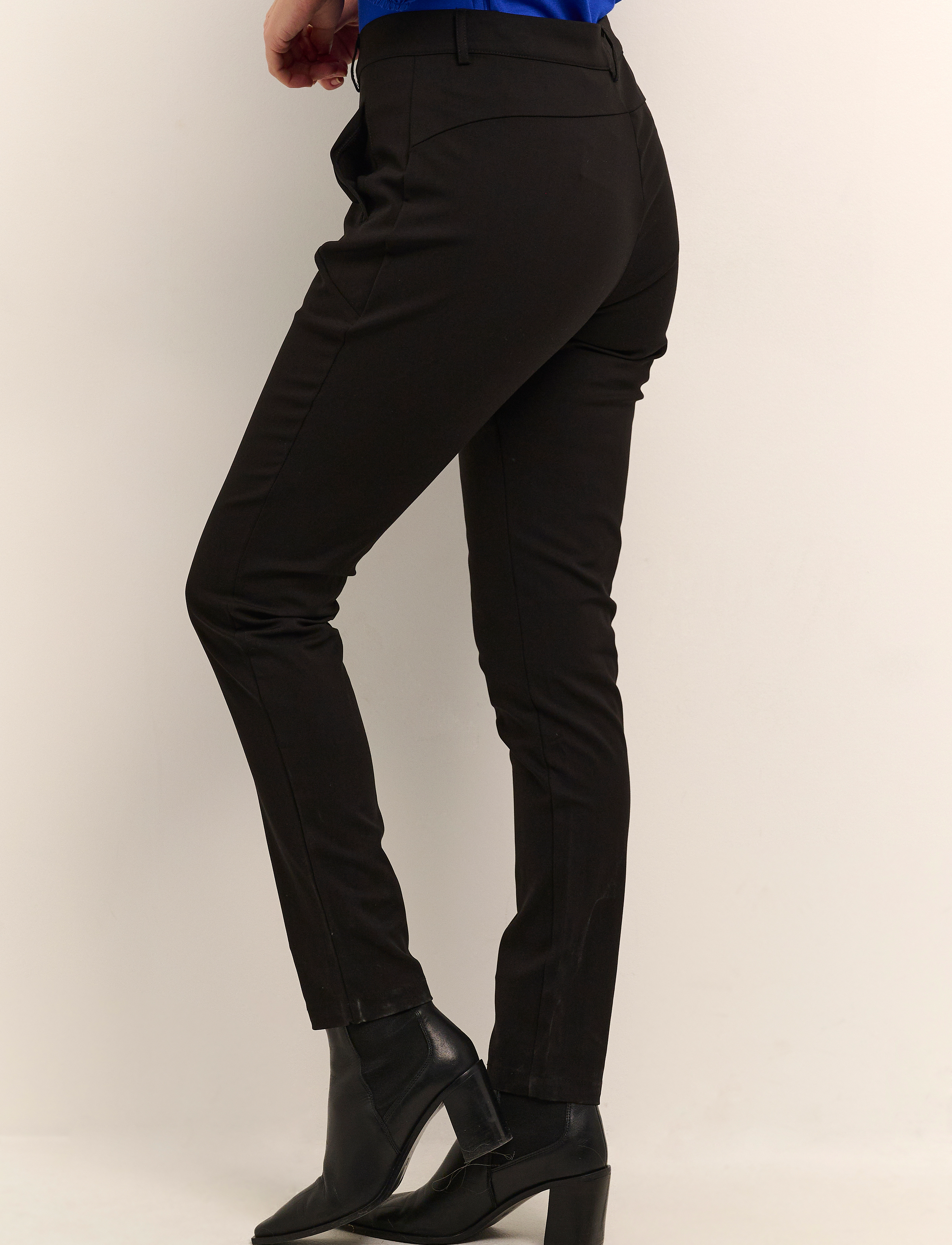 Kaffe - Vera Pant - slim fit hosen - black deep - 5