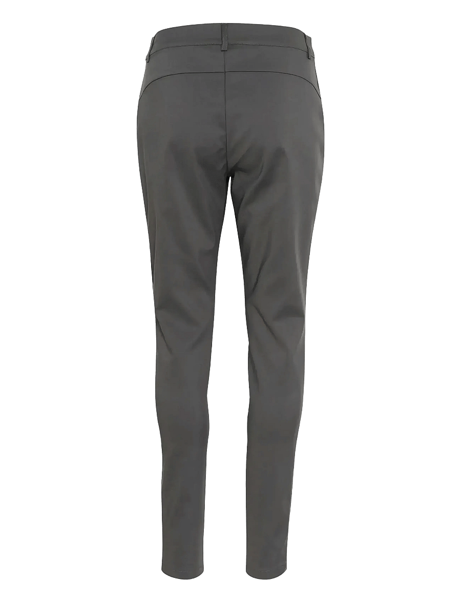 Kaffe - Vera Pant - slim fit trousers - dark shadow - 2