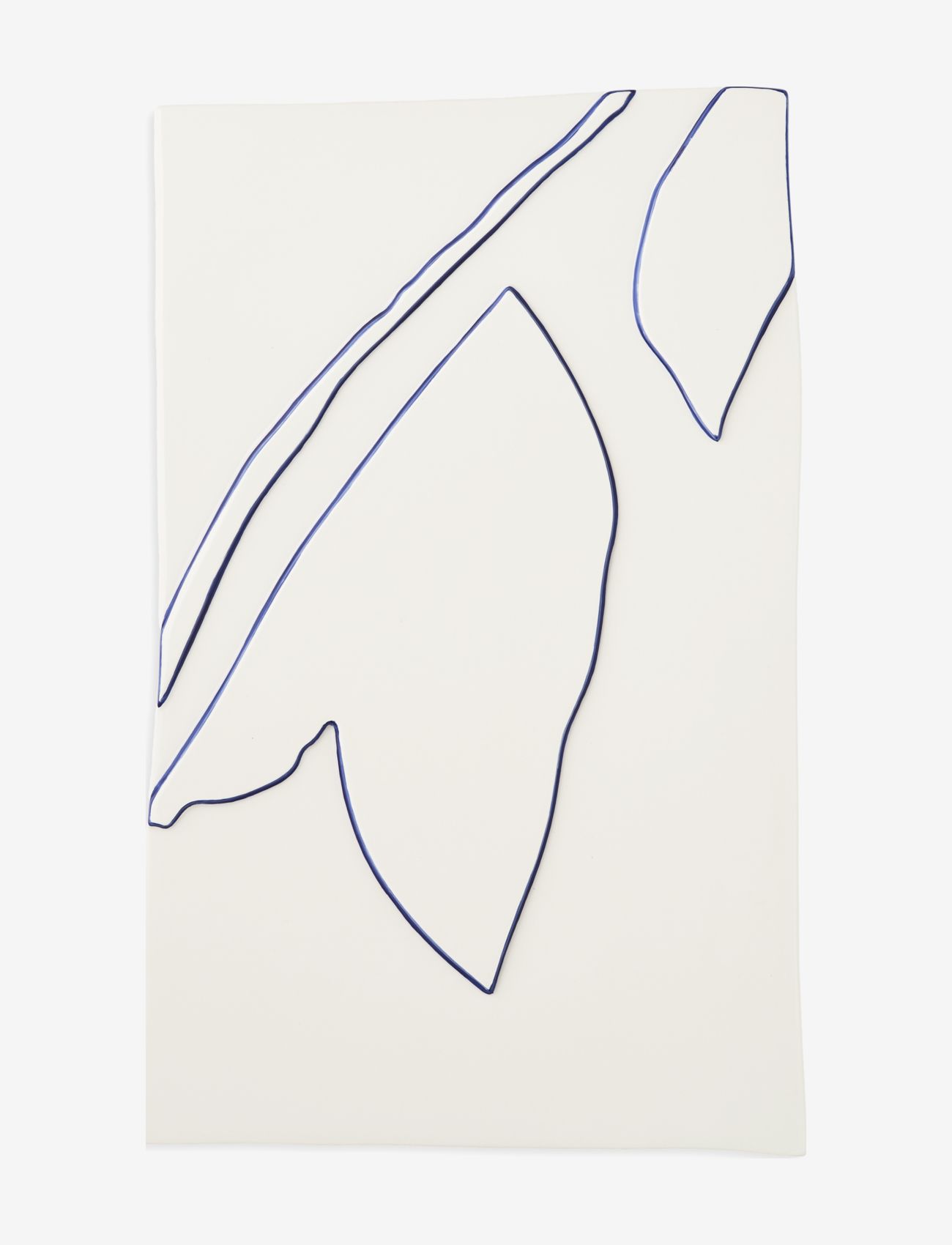 Kähler Relief crown 28x43cm - Kodusisustus - WHITE / white
