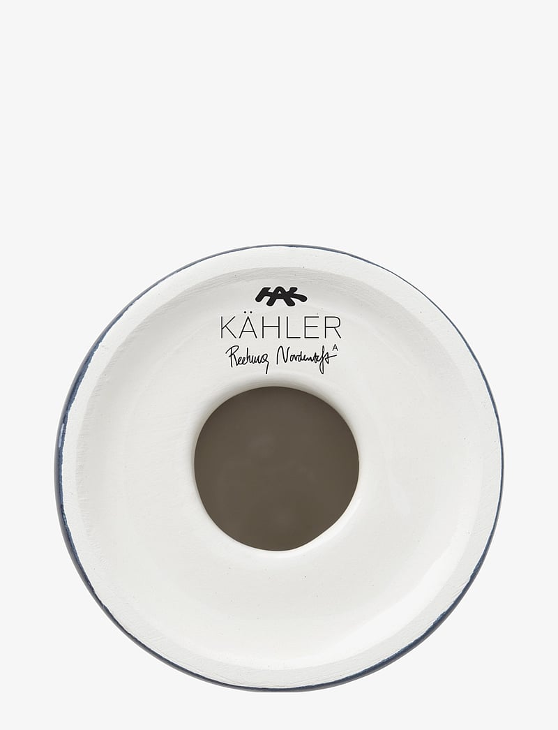 Kähler - Omaggio Nuovo Candle holder H12 dark blue - die niedrigsten preise - dark blue - 2