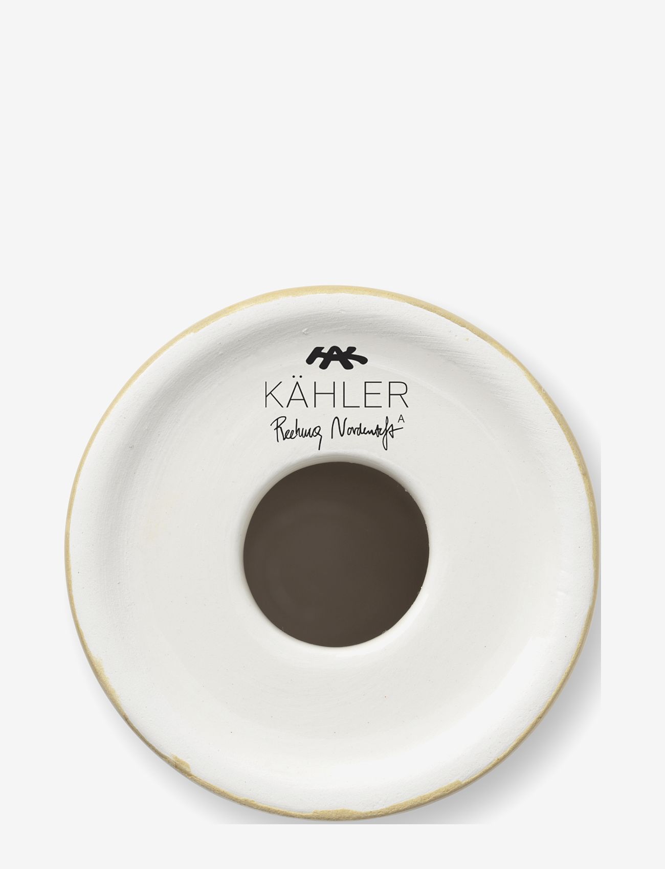 Kähler - Omaggio Nuovo Candle holder H16 ochre - küünlajalad - ochre - 2