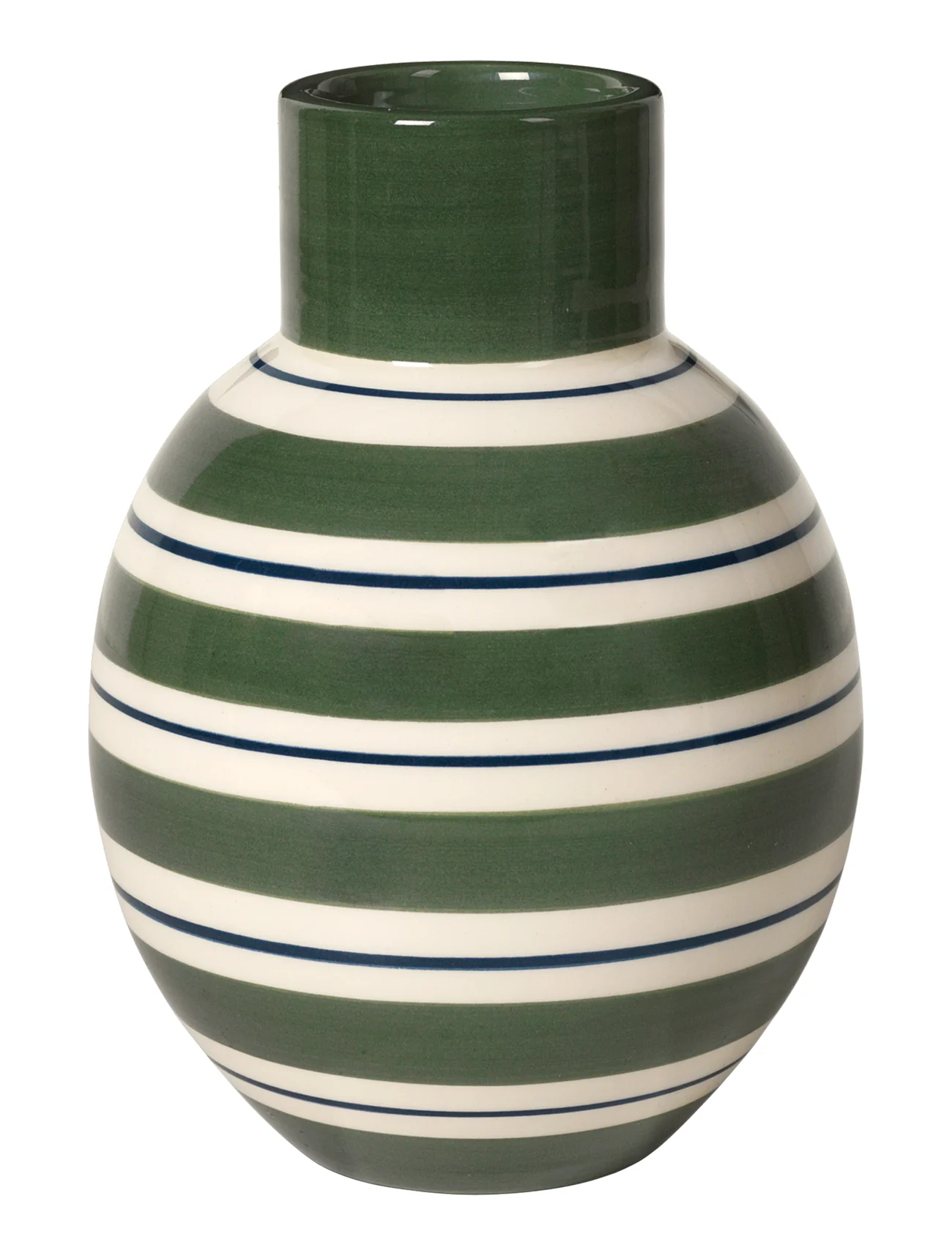 Kähler - Omaggio Nuovo Vase H14.5 grønn - de laveste prisene - green - 0