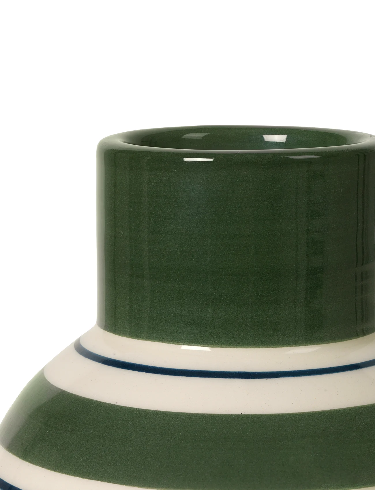 Kähler - Omaggio Nuovo Vase H14.5 grøn - laveste priser - green - 1