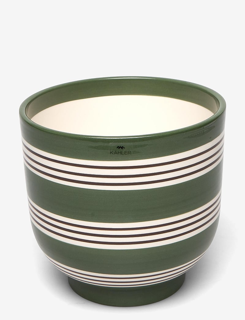 Kähler - Omaggio Nuovo Flowerpot Ø15 cm - die niedrigsten preise - green - 0