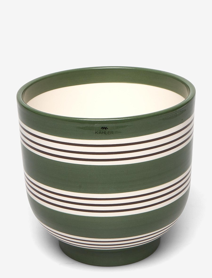 Kähler - Omaggio Nuovo Flowerpot Ø15 cm - green - 0