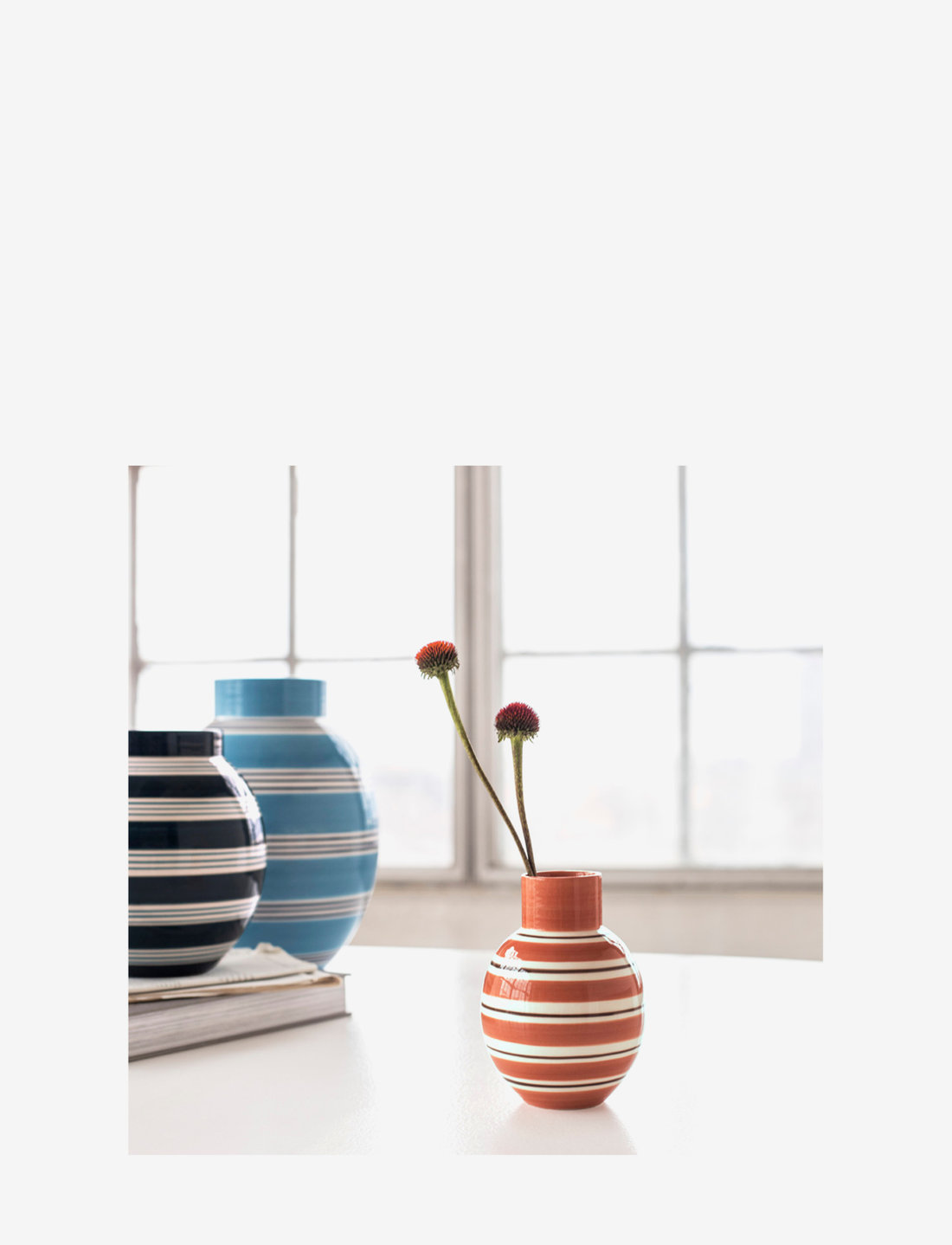 Kähler - Omaggio Nuovo Vase - maljakot - terracotta - 2