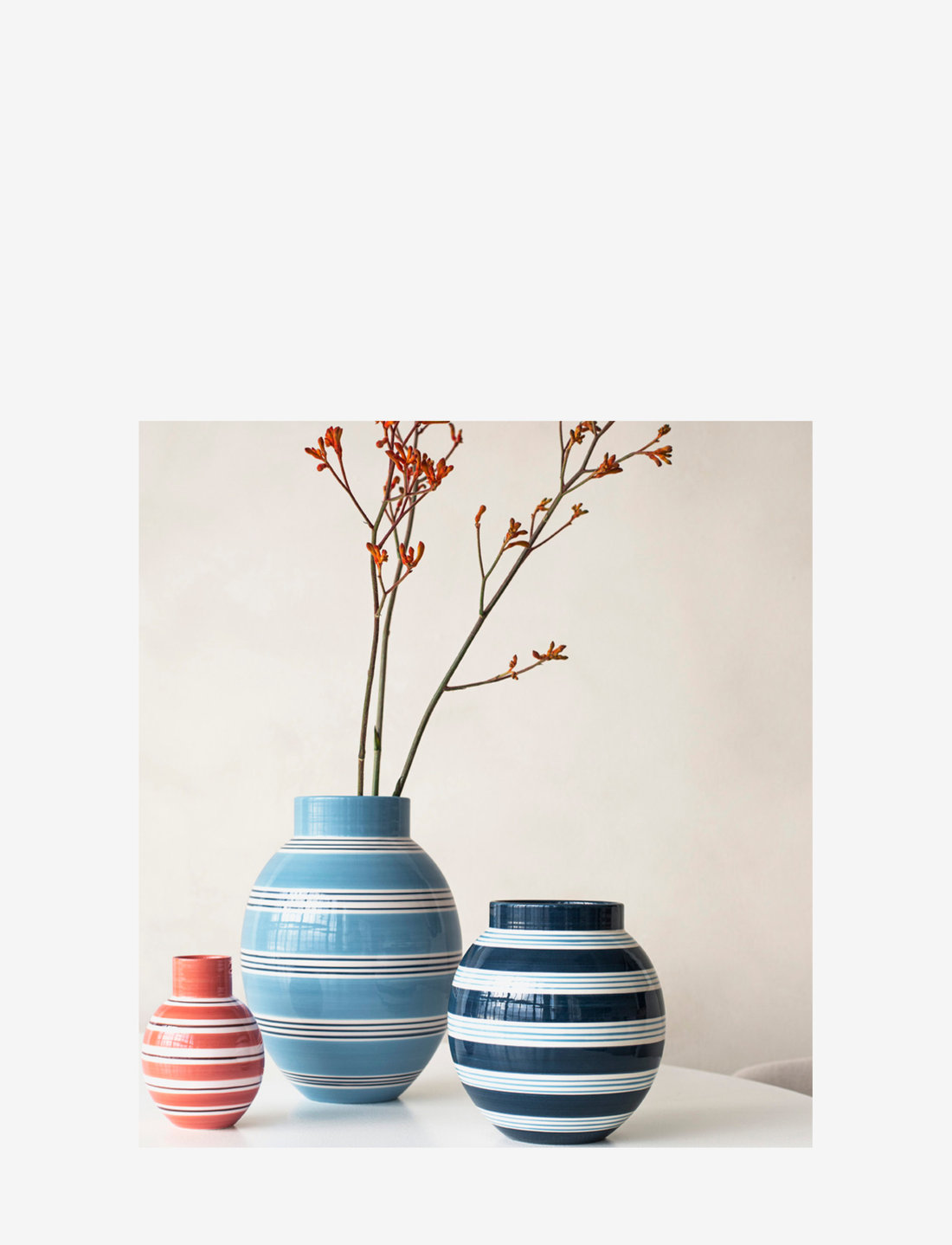 Kähler - Omaggio Nuovo Vase - maljakot - terracotta - 4
