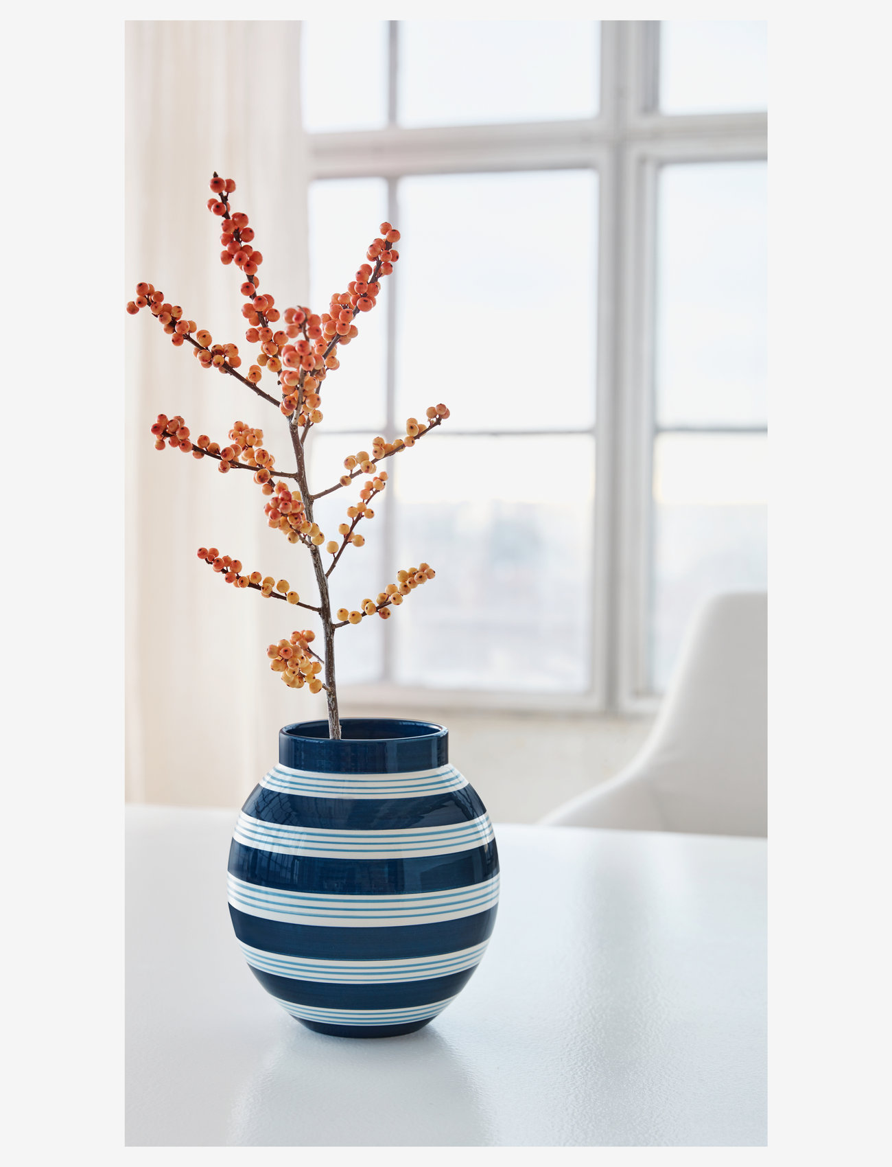 Kähler - Omaggio Nuovo Vase - dark blue - 1