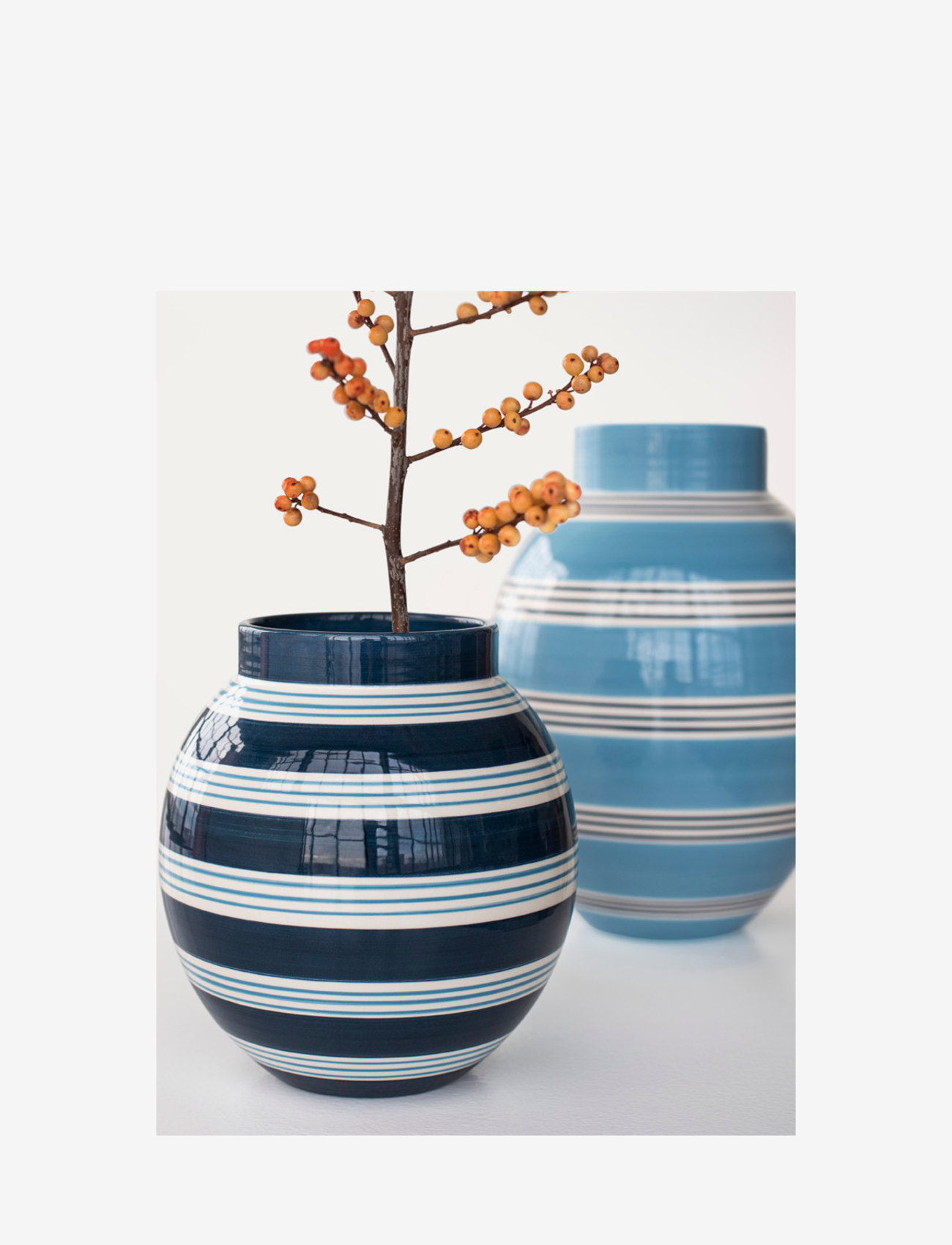Kähler - Omaggio Nuovo Vase - dark blue - 2