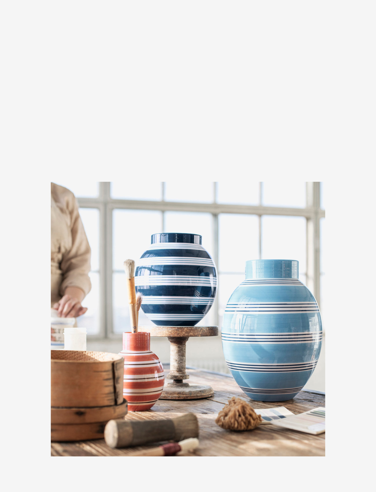 Kähler - Omaggio Nuovo Vase - dark blue - 4
