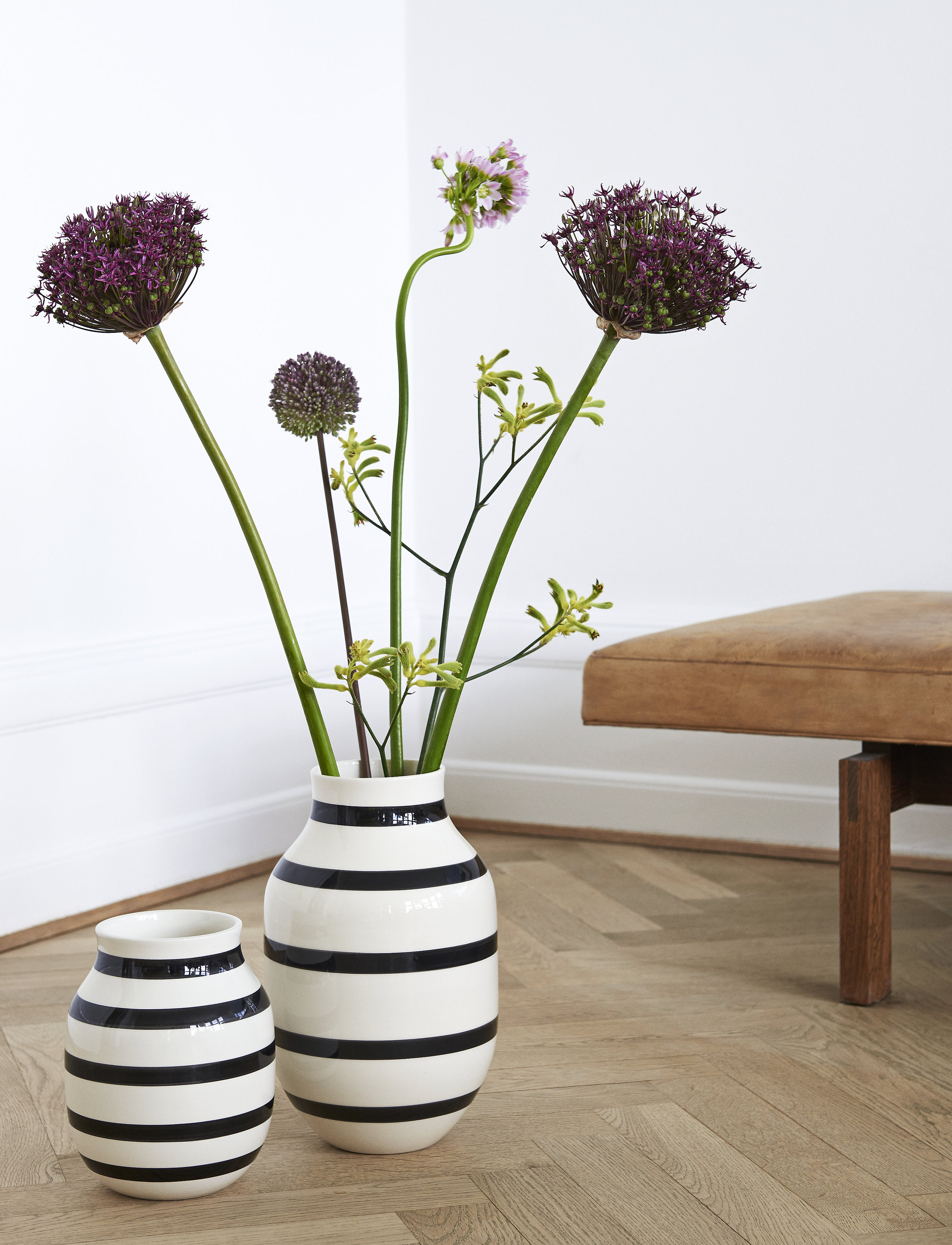 Kähler Omaggio Vase, H31 cm, Black, Vaser > Store Vaser, Unisex