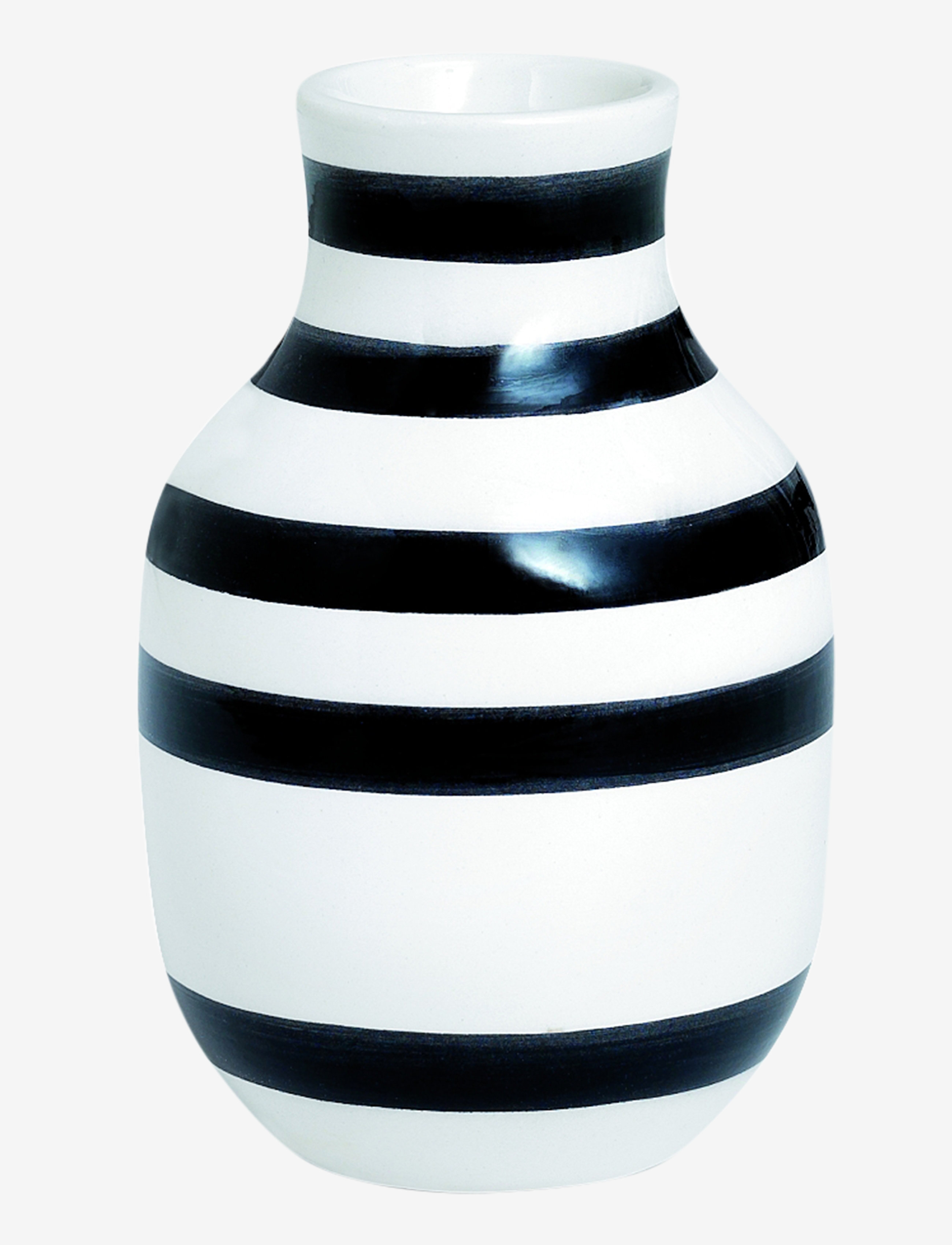 KÄHLER Omaggio Vase Schwarz - H12.5CM - Unisex