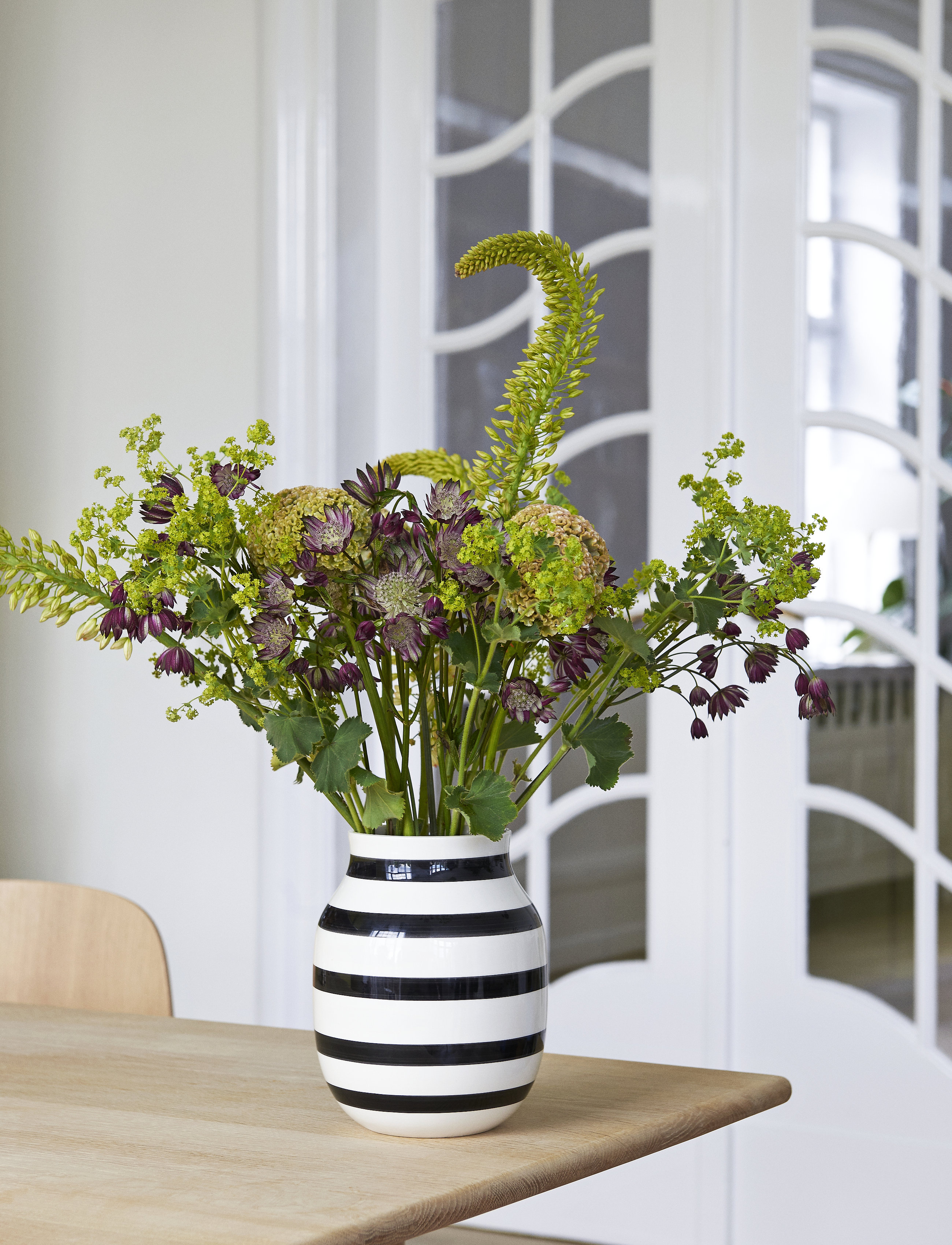Kähler Omaggio Vase, H20 cm, Black, Vaser > Store Vaser, Unisex