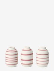 Omaggio Vase miniature rosa 3 stk. - ROSE