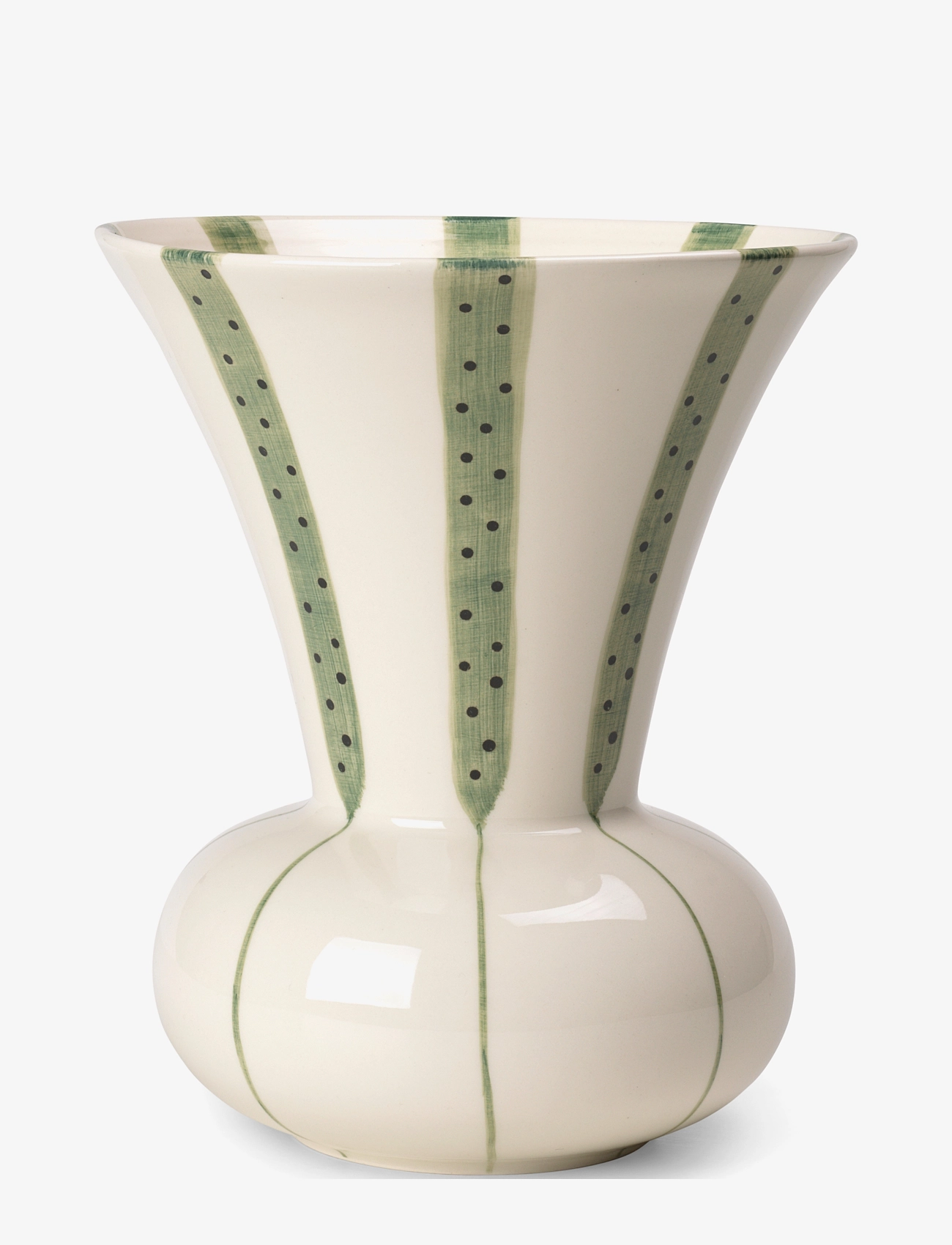 Kähler Signature Vase, H22 cm, Vases, Grün - Tulip Homeware