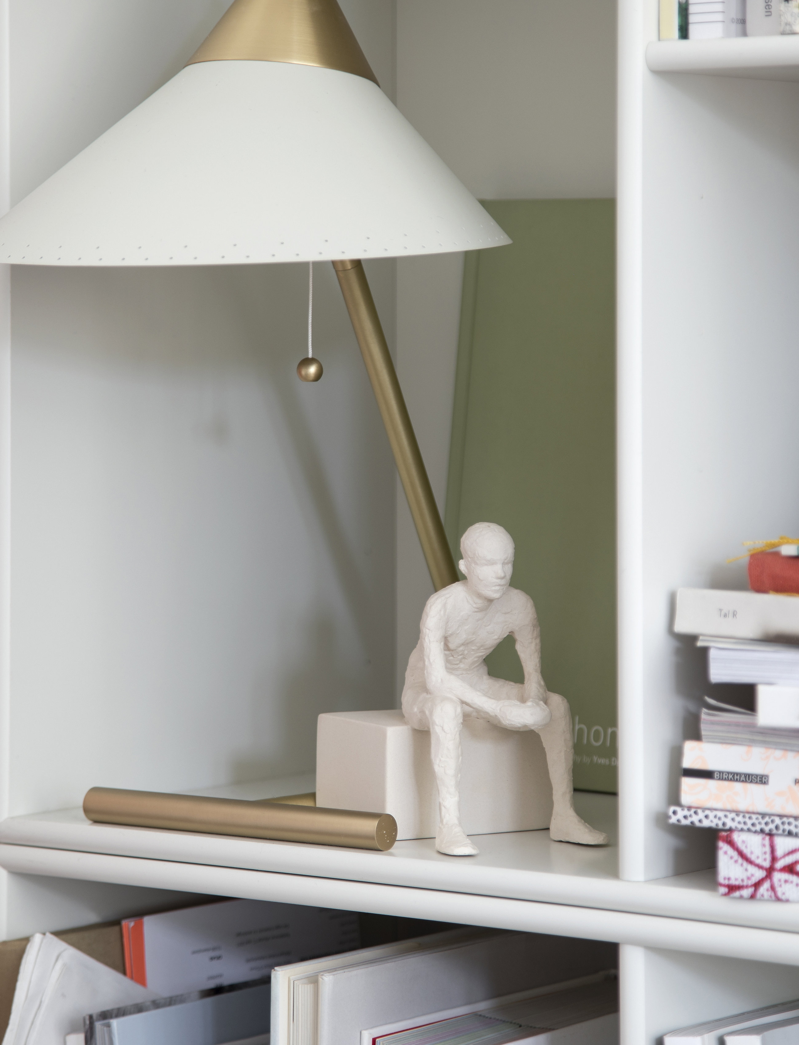 Kähler Character Den Reflekterende H14, H:14 cm, Decoration, Creme - Bookends, Homeware