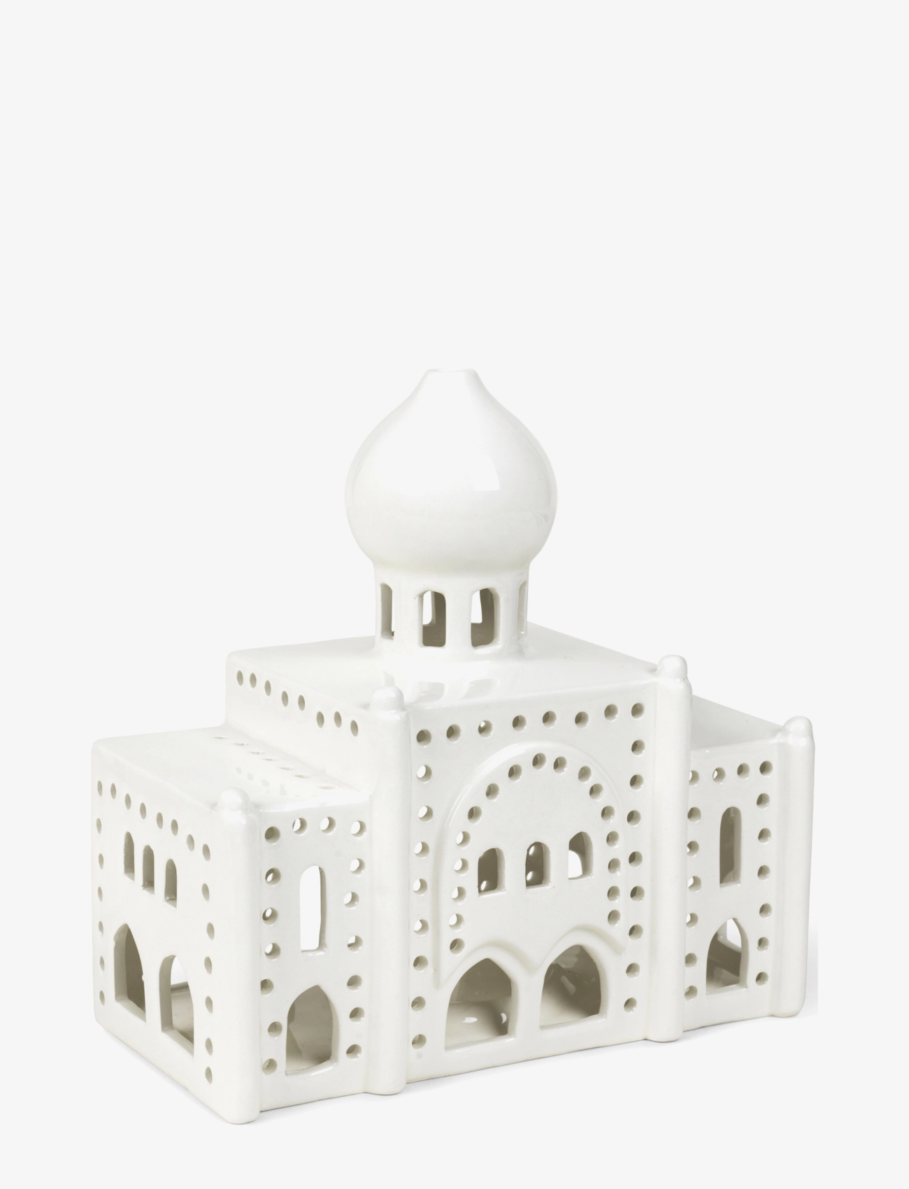 Kähler - Urbania Tivoli Lighthouse Nimb H17 white - photophore - white - 2