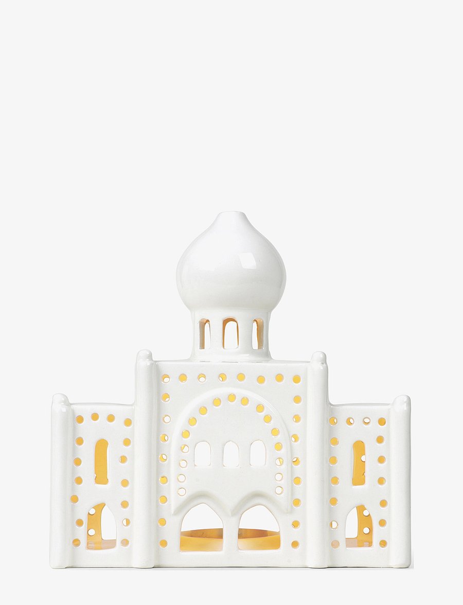 Kähler - Urbania Tivoli Lighthouse Nimb H17 white - teeküünlahoidjad - white - 4