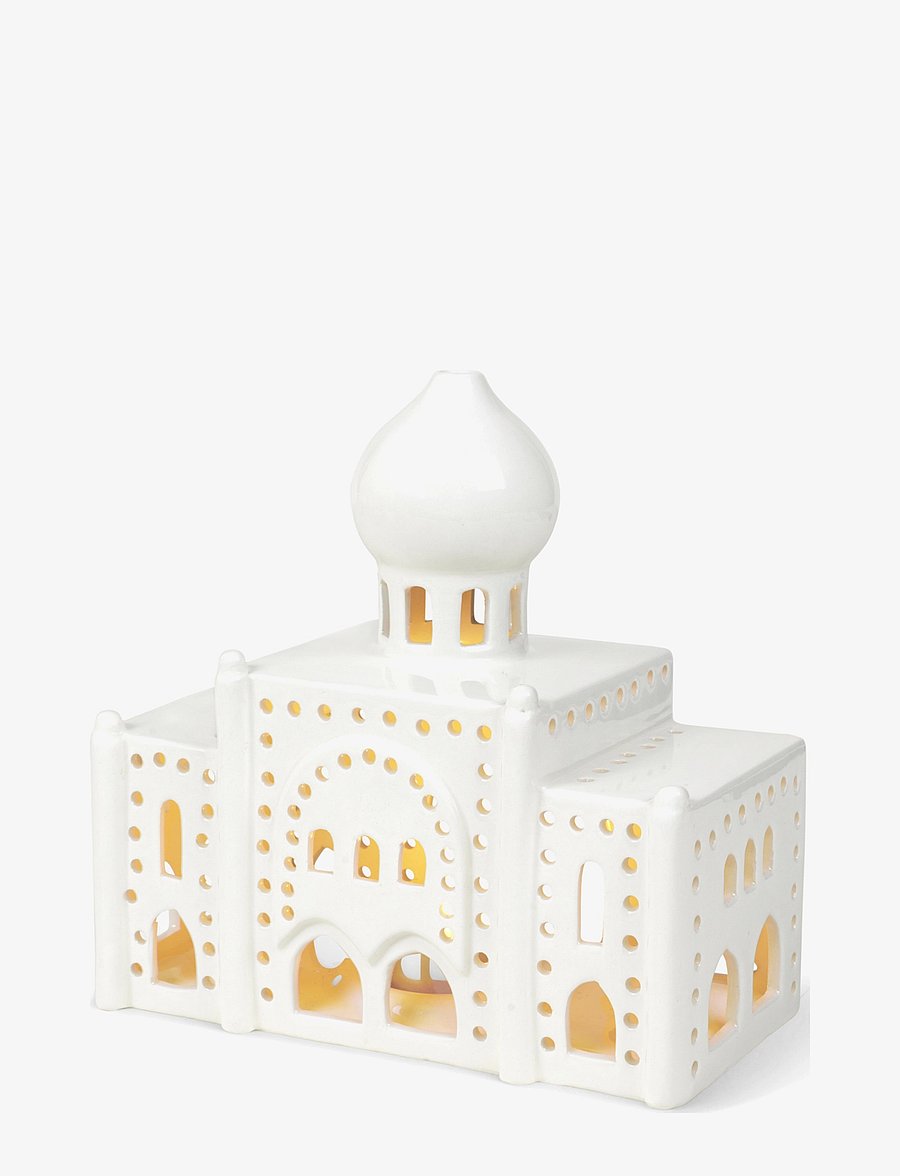 Kähler - Urbania Tivoli Lighthouse Nimb H17 white - teeküünlahoidjad - white - 5