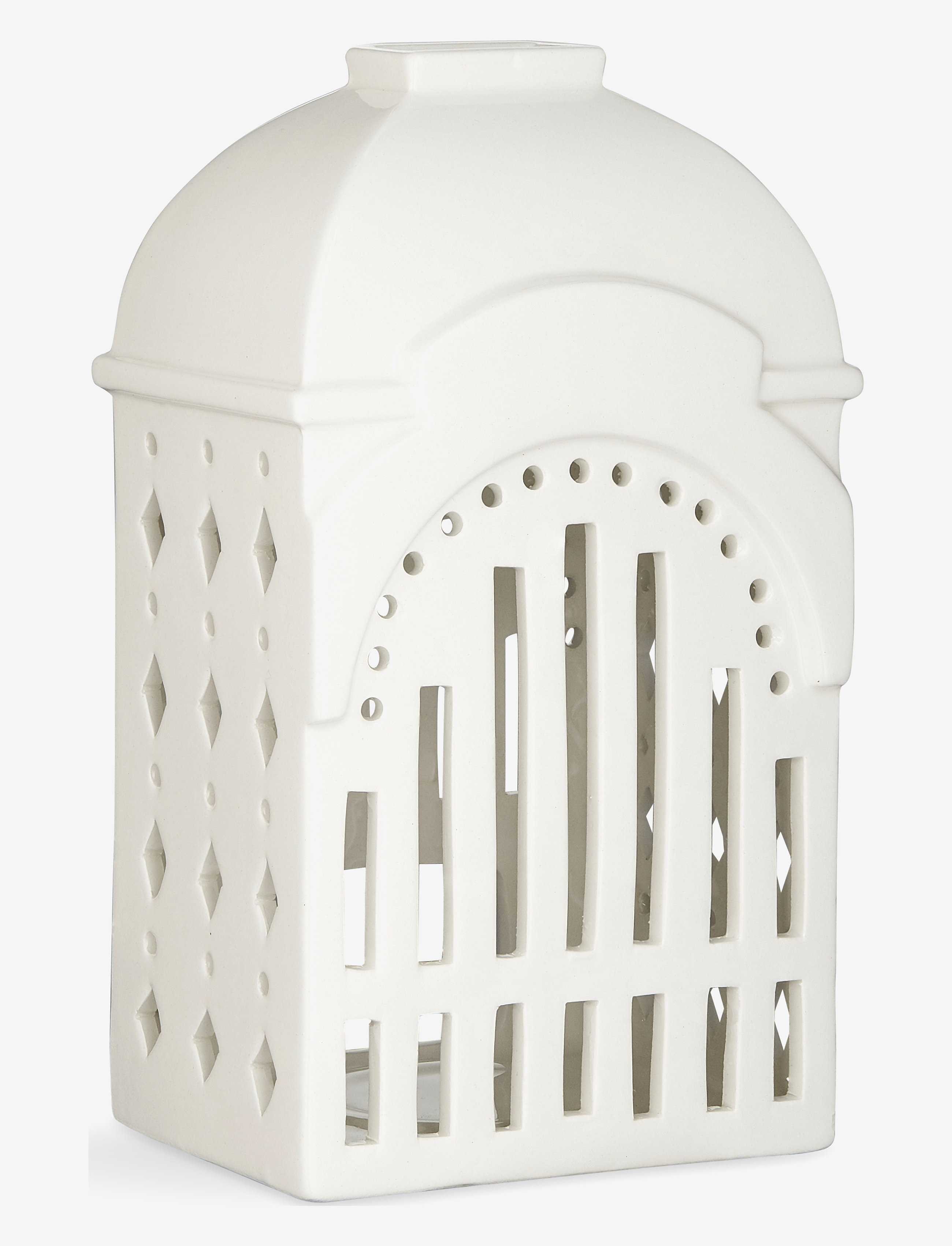 KÄHLER Urbania Tivoli Lyshus Entrance Hvid Weiß - 11X18.5X8.5CM - Unisex