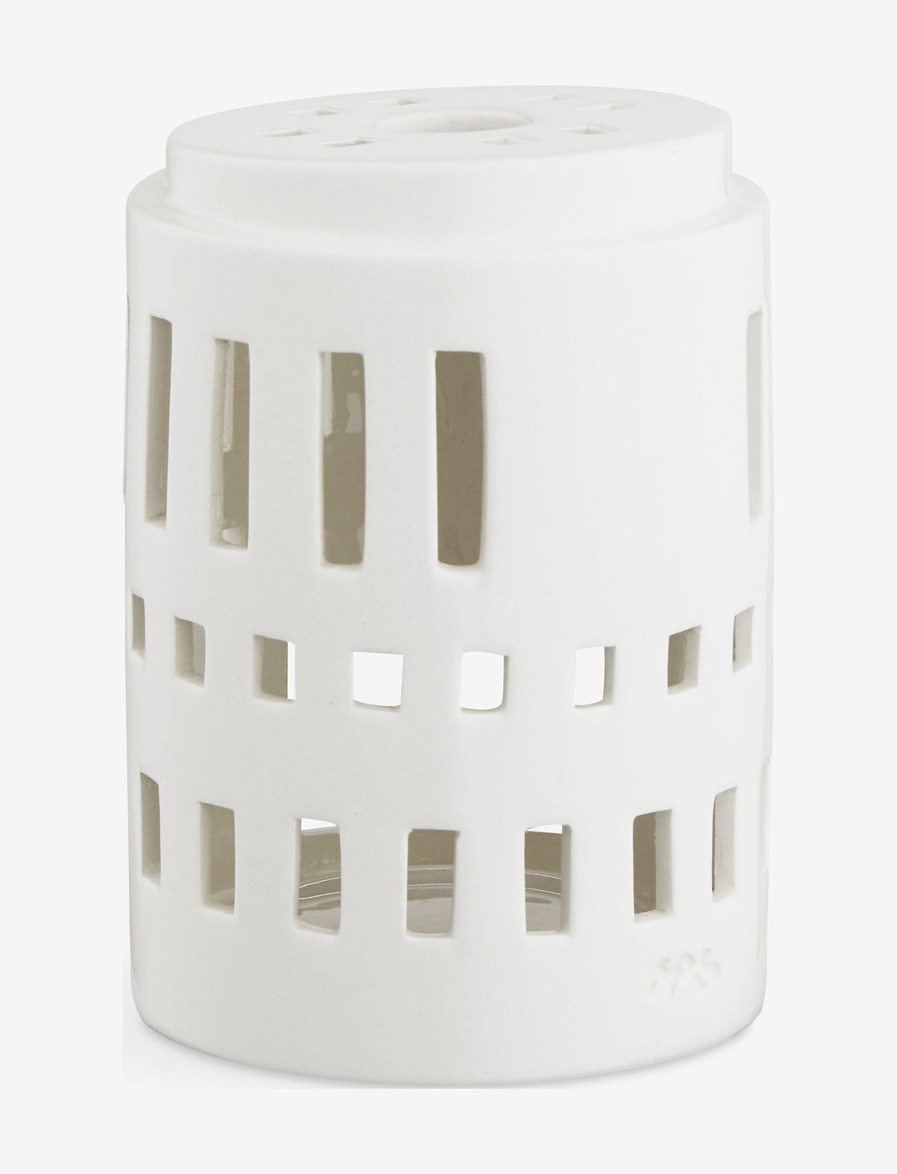 KÄHLER Urbania Lyshus Lille Tårn Hvid Weiß - 8X11.5CM - Unisex