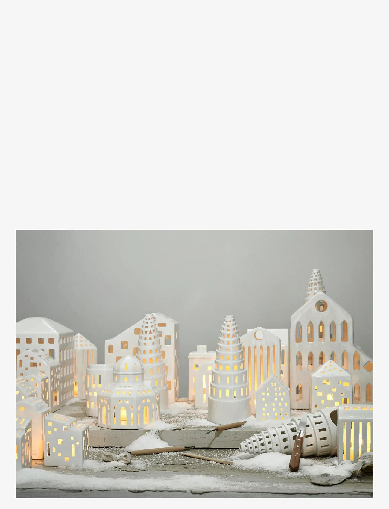 Kähler Urbania Tivoli Lighthouse Glassalen White (KHL691074