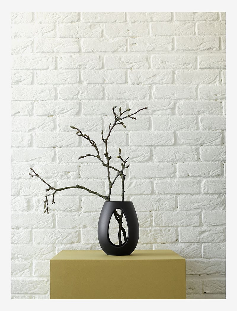 Kähler - Kokong Vase with cylinder H22 brown - sünnipäevakingitused - brown - 1