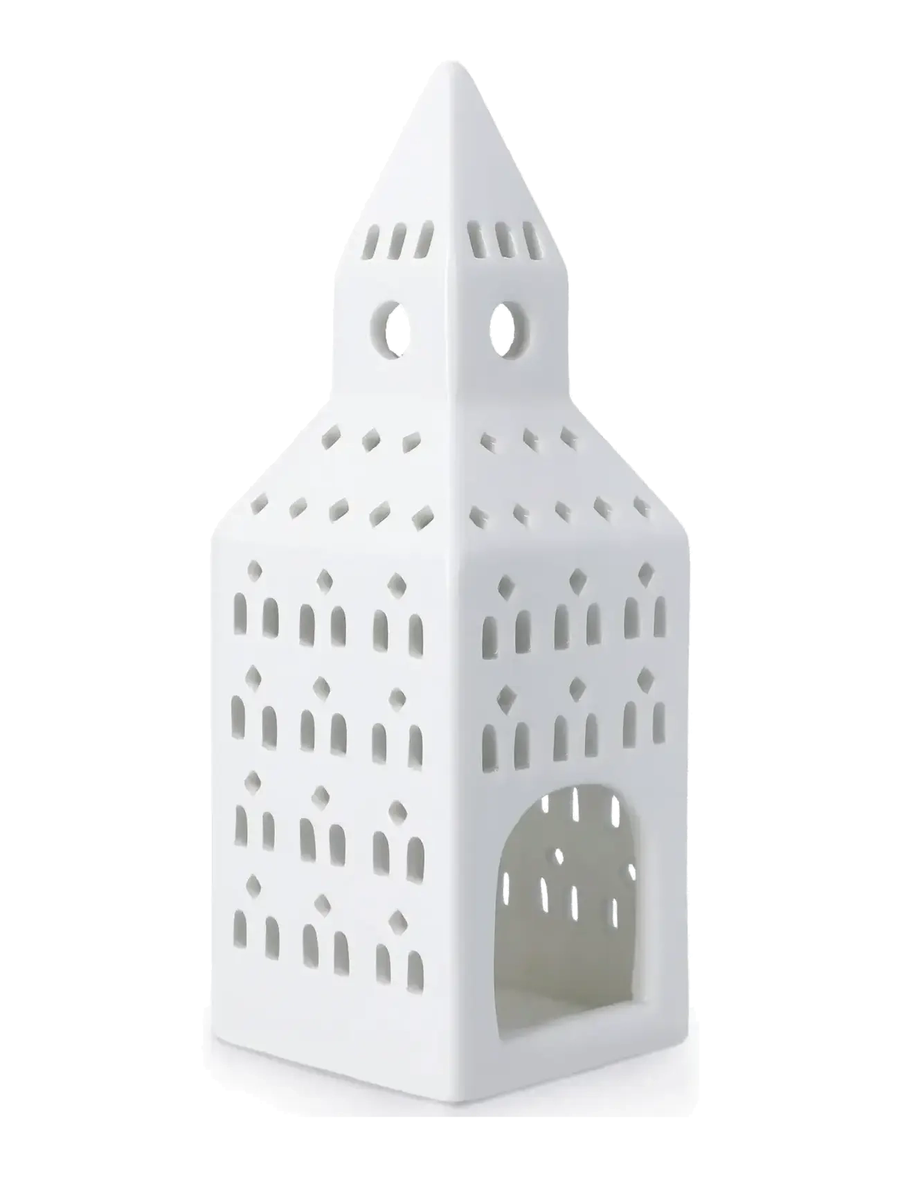 Kähler - Urbania Church Tower H20 white - photophore - white - 3