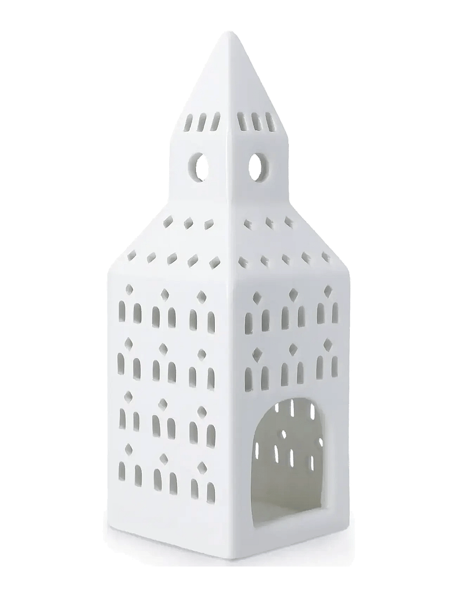 Kähler - Urbania Church Tower H20 white - teeküünlahoidjad - white - 3