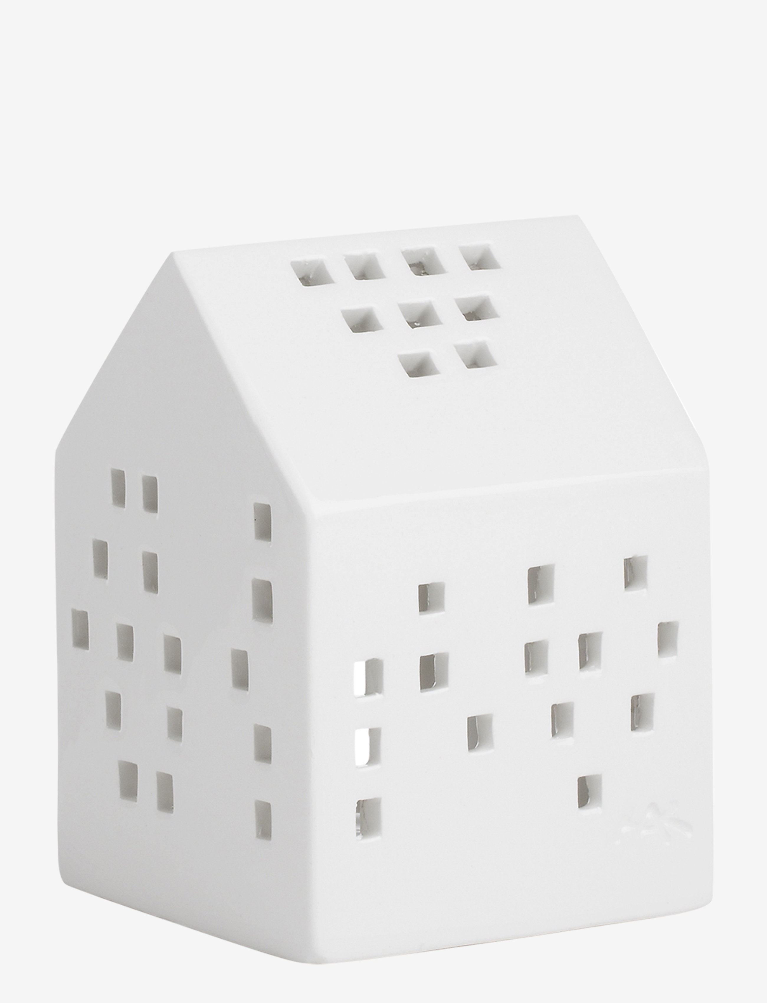 Kähler Urbania Lyshus Klassisk, 9.5X7 cm, Candlesticks & Tealight Holders, Weiß - Indoor Lanterns, Homeware