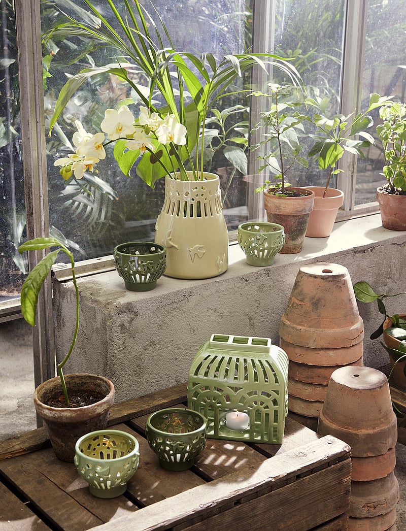 Kähler - Orangery Lighthouse H16 spring leaf - geschenke unter 50€ - spring leaf - 4