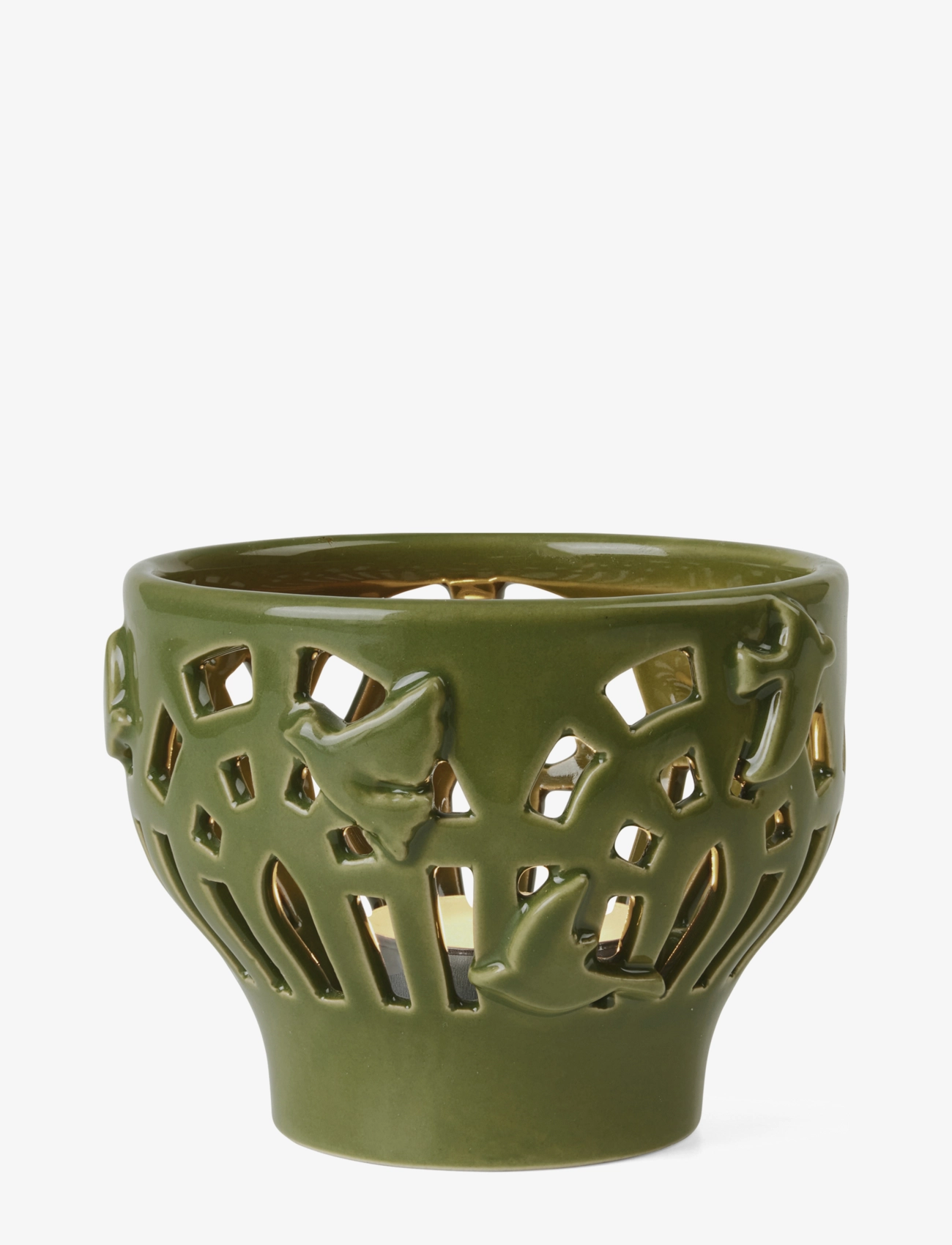 Kähler - Orangery Fyrfadsstage Ø9.5 cm green garden - fyrfadsstager - green garden - 2