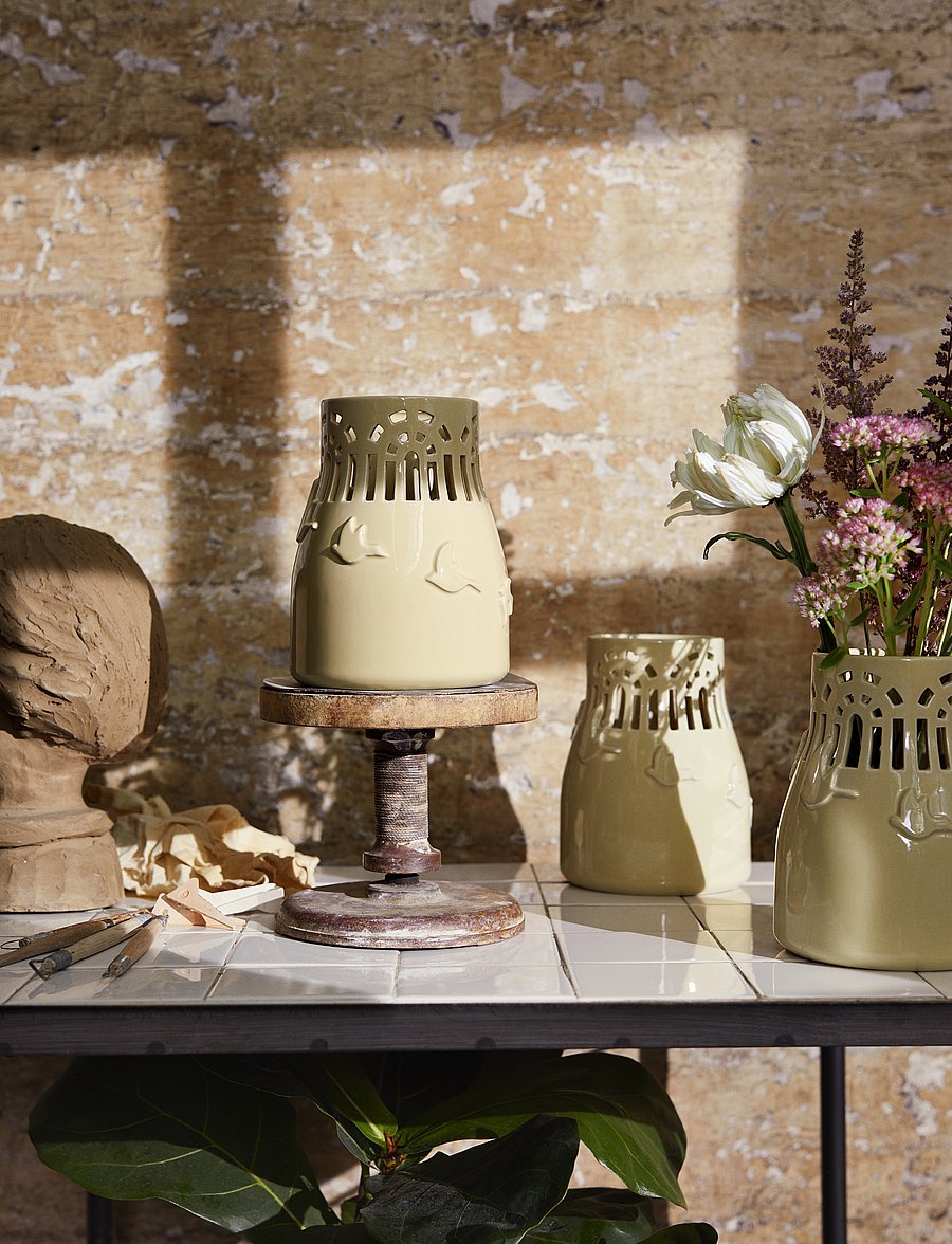 Kähler - Orangery Vase H18 sweet honey - vaasid - sweet honey - 0